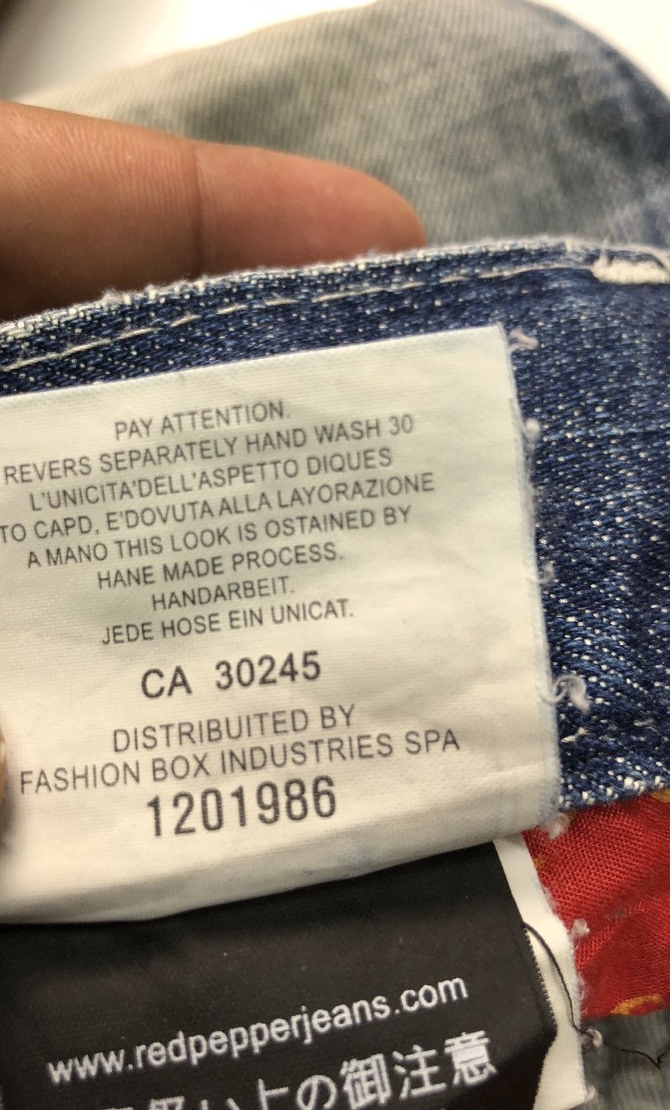 Japanese Brand RED PEPPER GOLD LABEL DISSTRESSED SHORT STUDED POCKET DENIM Size US 28 / EU 44 - 10 Thumbnail