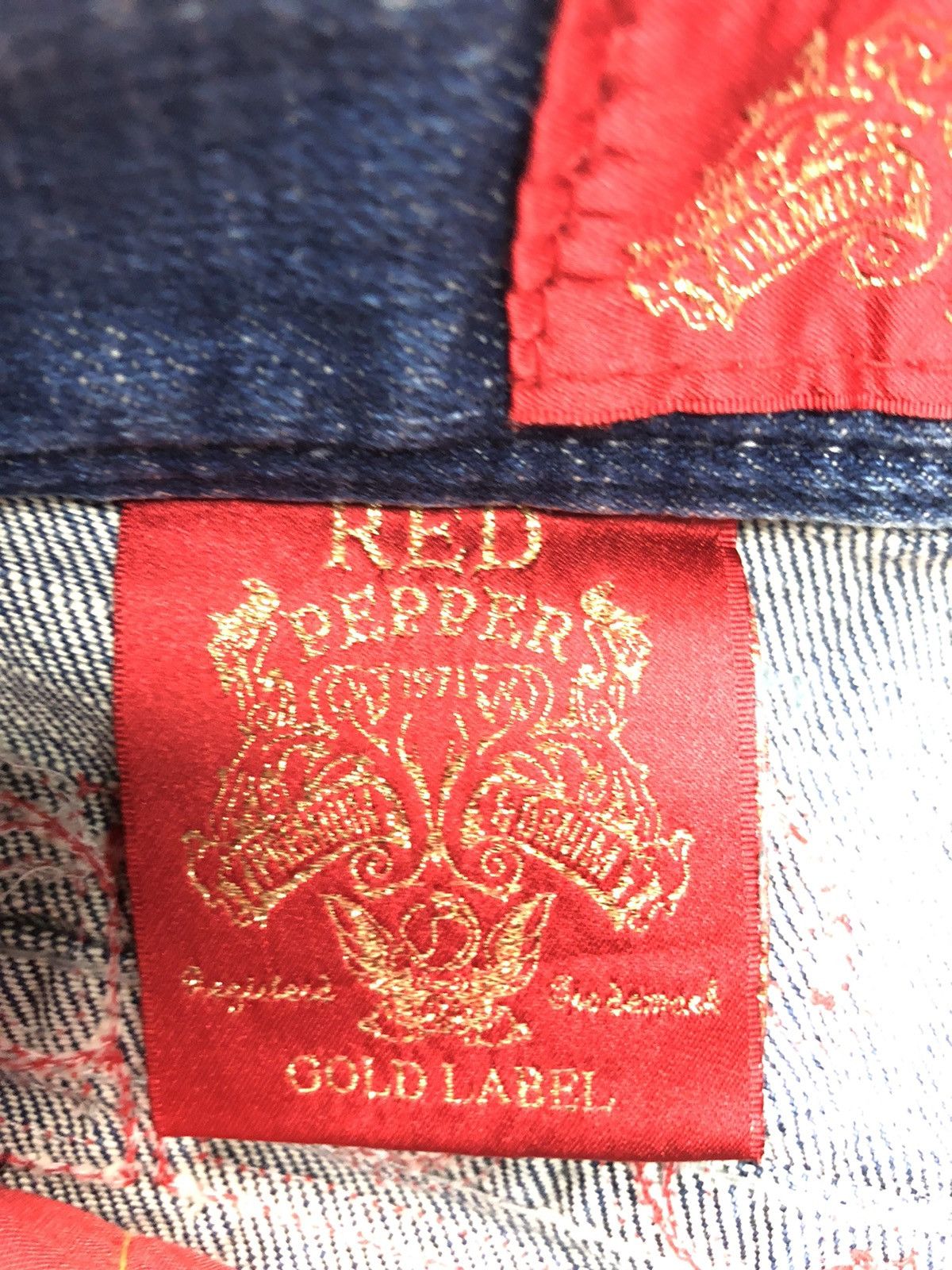 Japanese Brand RED PEPPER GOLD LABEL DISSTRESSED SHORT STUDED POCKET DENIM Size US 28 / EU 44 - 7 Thumbnail
