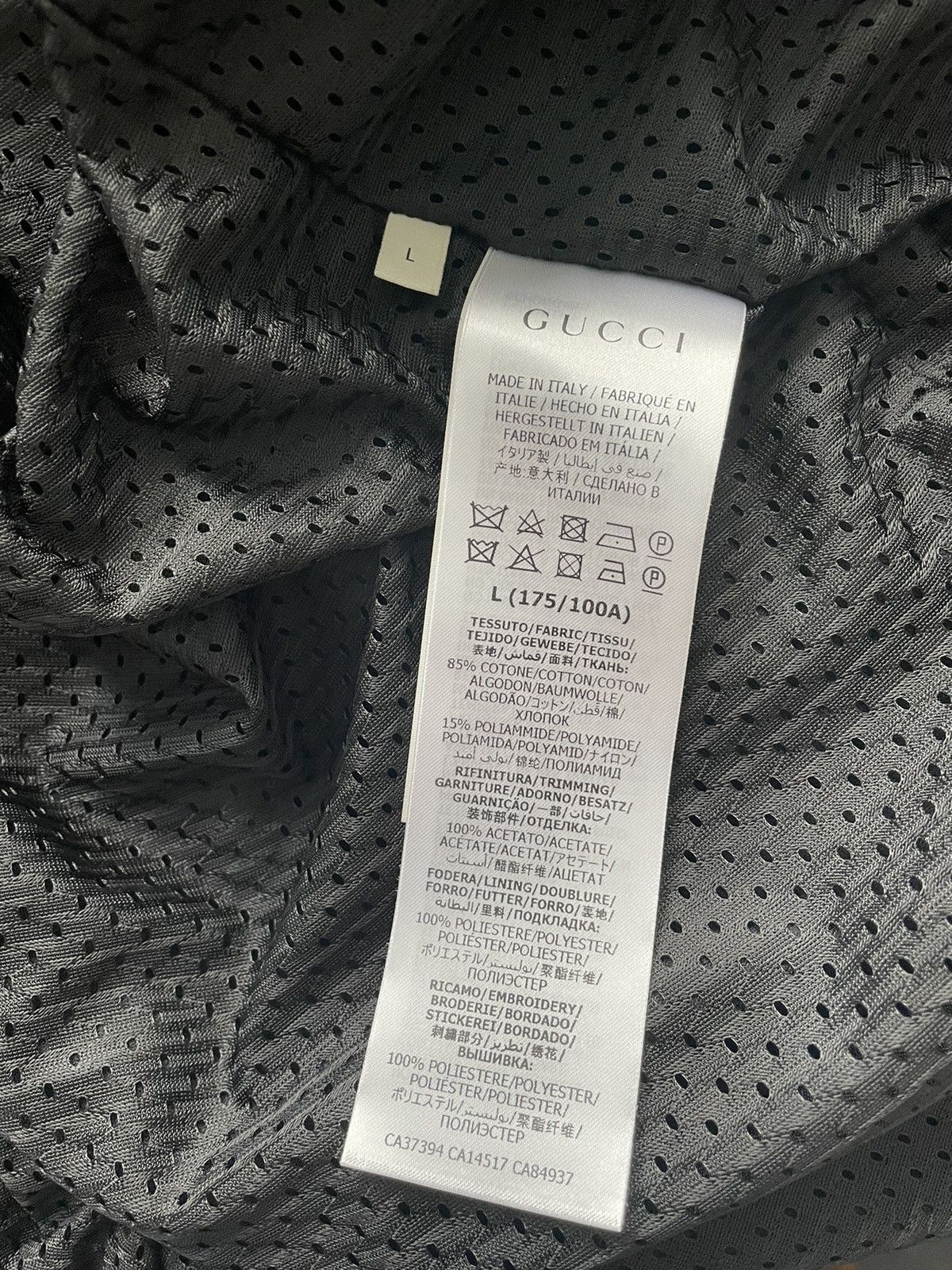 Gucci Super Runway $3k Value Gucci Velvet Logo Jacket Size US XL / EU 56 / 4 - 9 Thumbnail