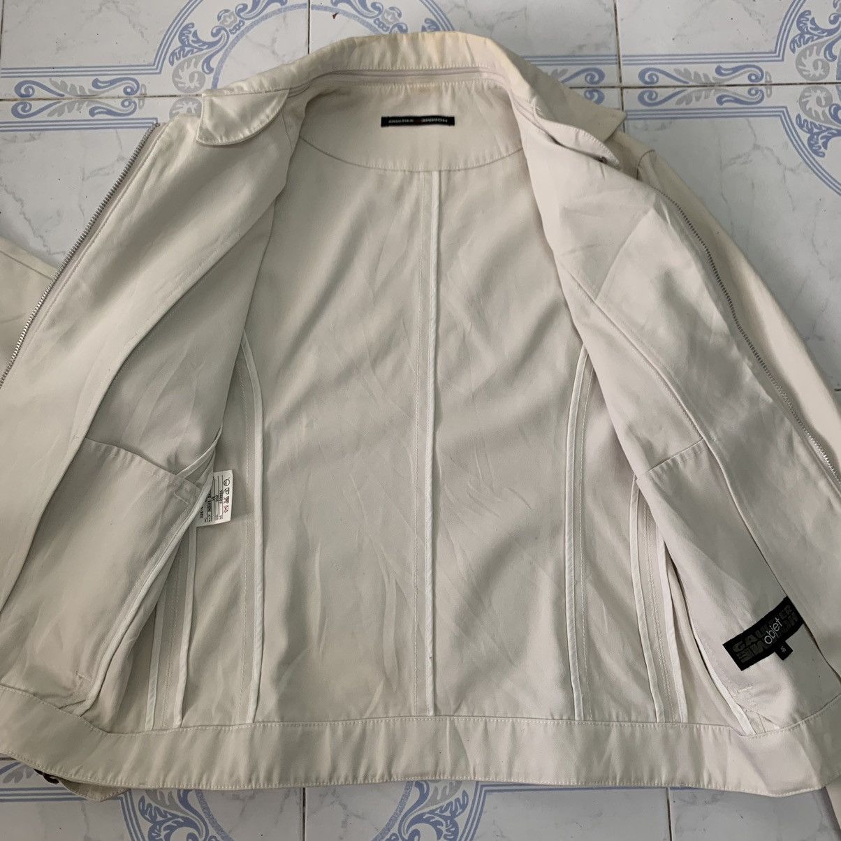 Gaultier Homme Objet Gaultier Homme Objet Jacket Detached Collar Gripper Zip Size US M / EU 48-50 / 2 - 11 Thumbnail