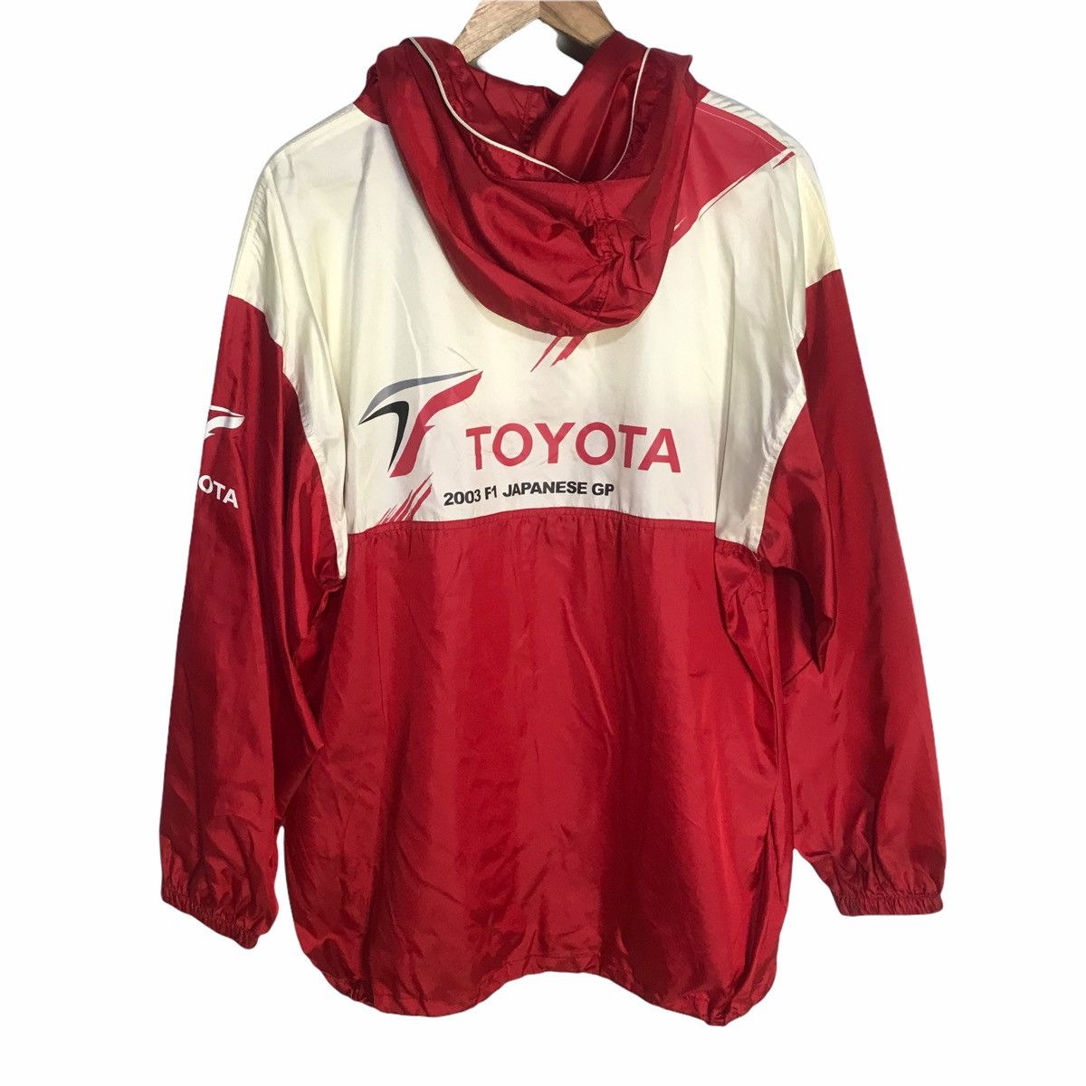 Japanese Brand Toyota 2003 f1 japanese gp windbreaker jacket hoodie Size US L / EU 52-54 / 3 - 1 Thumbnail