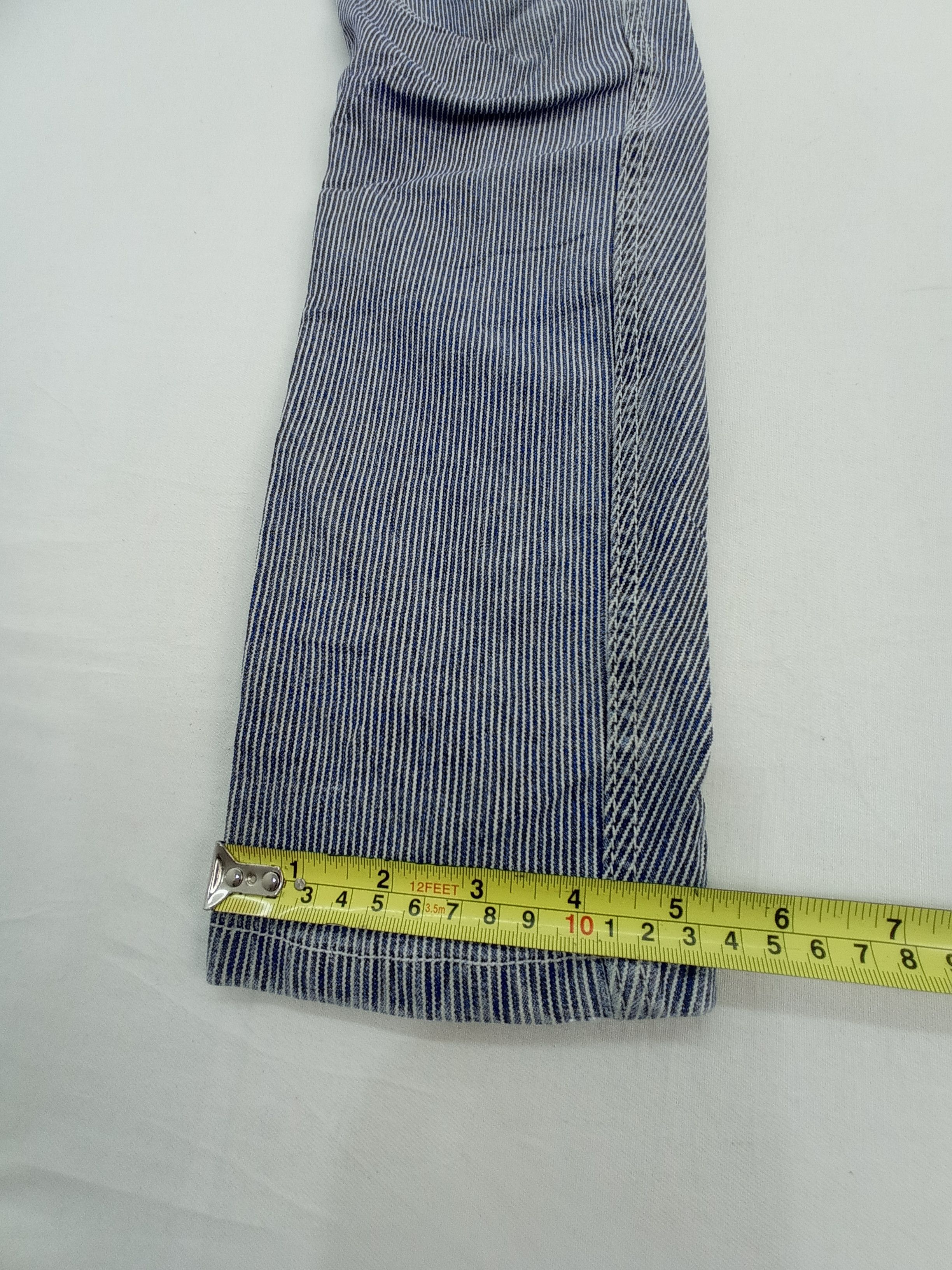 Other I'Z Frontier Slim Fit Distressed Hickory Stripe Cargo Pants Size US 28 / EU 44 - 19 Thumbnail