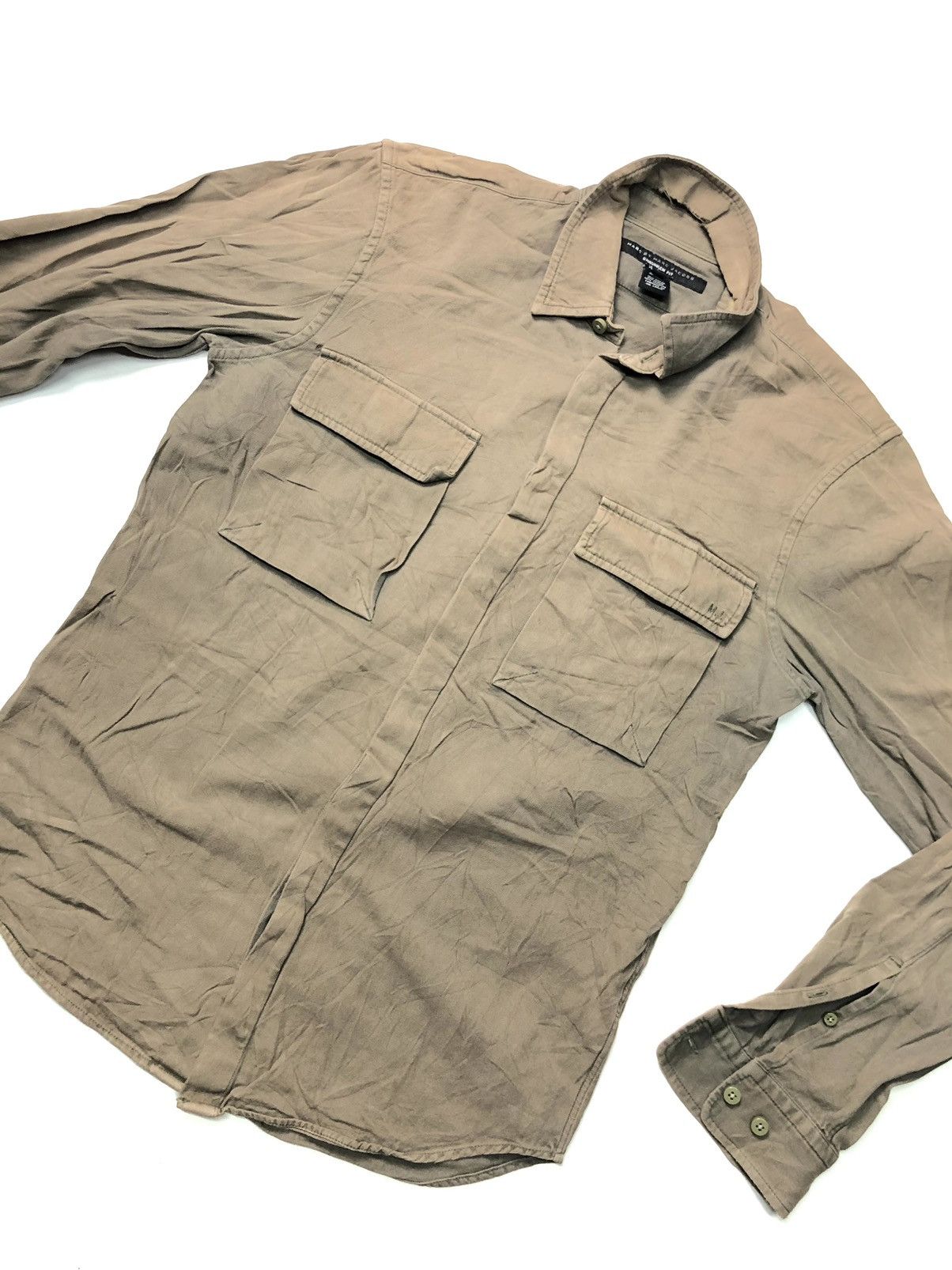 Marc Jacobs × Marc by Marc Jacobs × Vintage VINTAGE MARC JACOB DISSTRESSED COLLAR SHIRT Size US M / EU 48-50 / 2 - 2 Thumbnail
