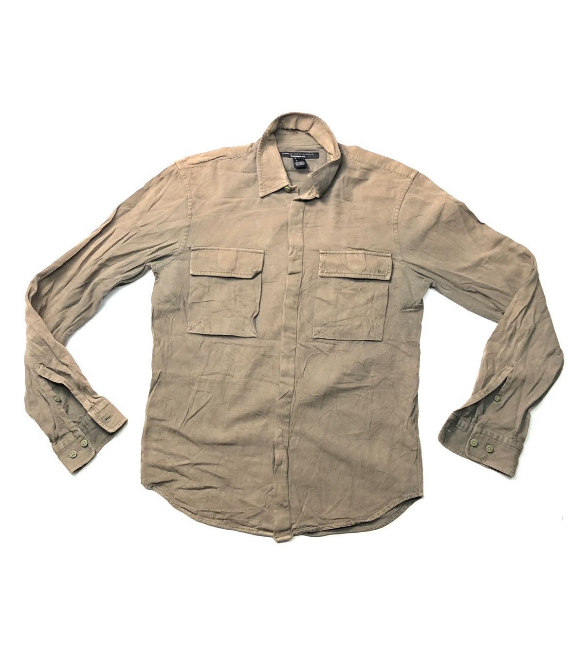 Marc Jacobs × Marc by Marc Jacobs × Vintage VINTAGE MARC JACOB DISSTRESSED COLLAR SHIRT Size US M / EU 48-50 / 2 - 1 Thumbnail