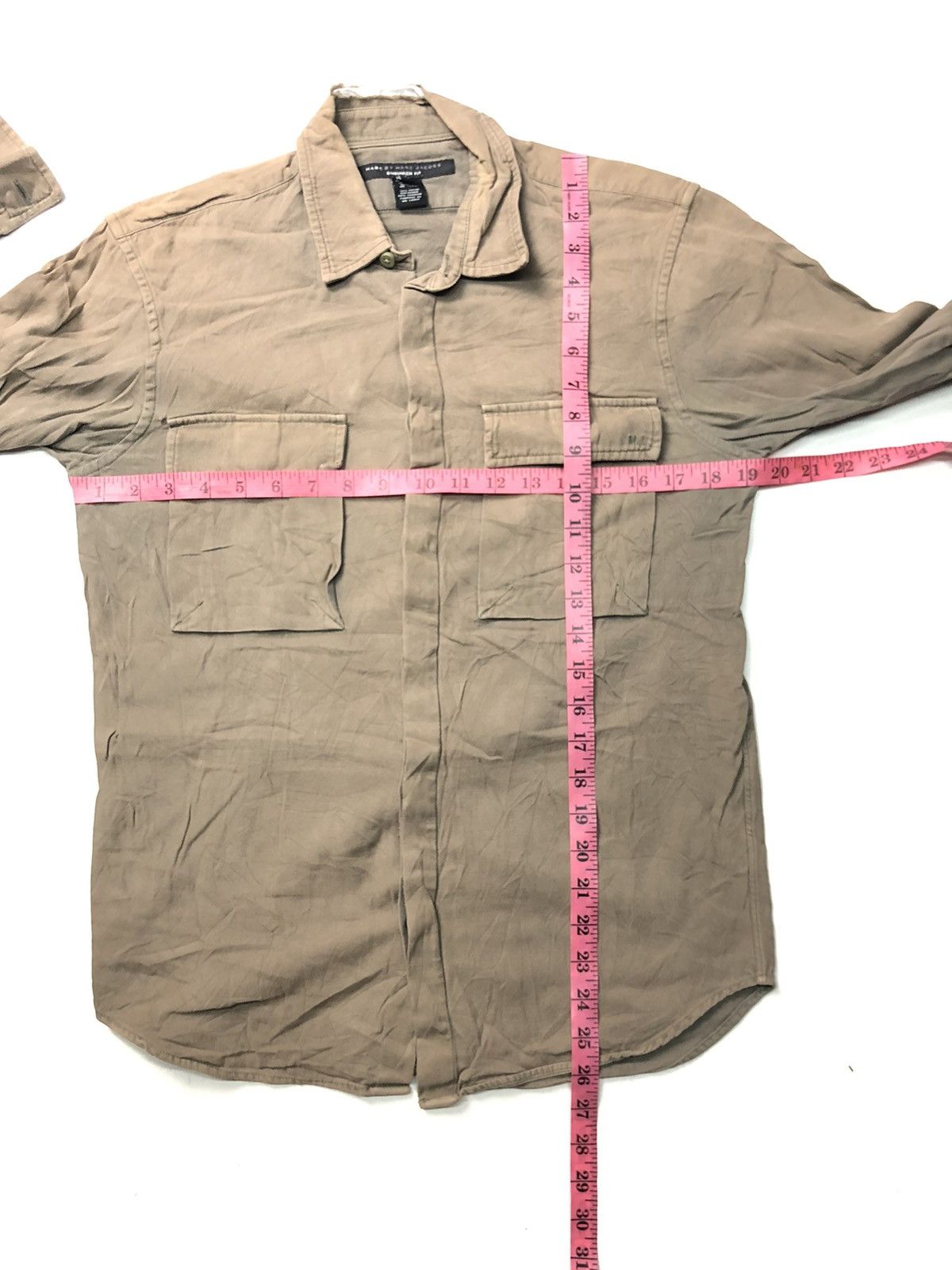 Marc Jacobs × Marc by Marc Jacobs × Vintage VINTAGE MARC JACOB DISSTRESSED COLLAR SHIRT Size US M / EU 48-50 / 2 - 15 Thumbnail