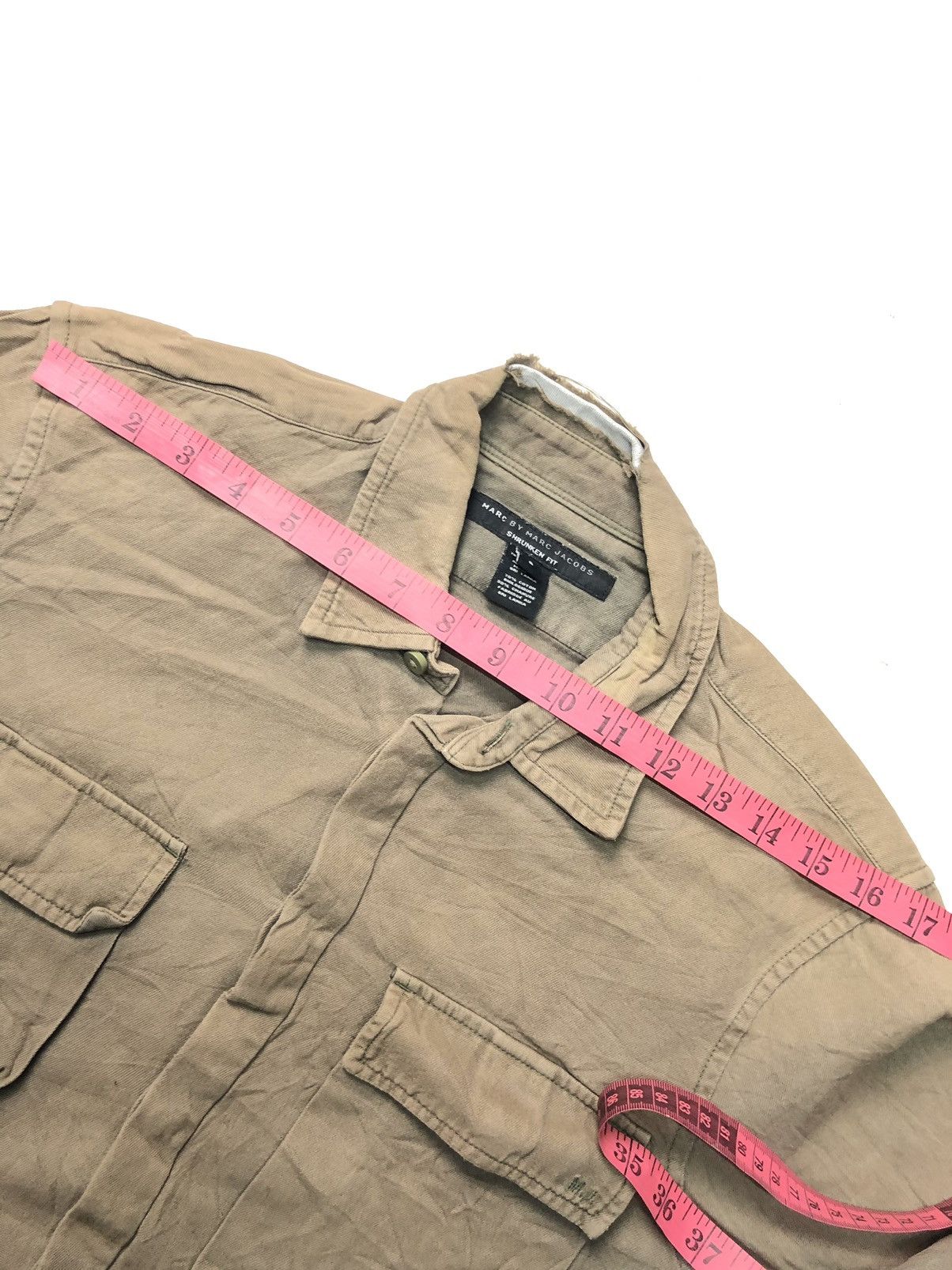 Marc Jacobs × Marc by Marc Jacobs × Vintage VINTAGE MARC JACOB DISSTRESSED COLLAR SHIRT Size US M / EU 48-50 / 2 - 13 Thumbnail
