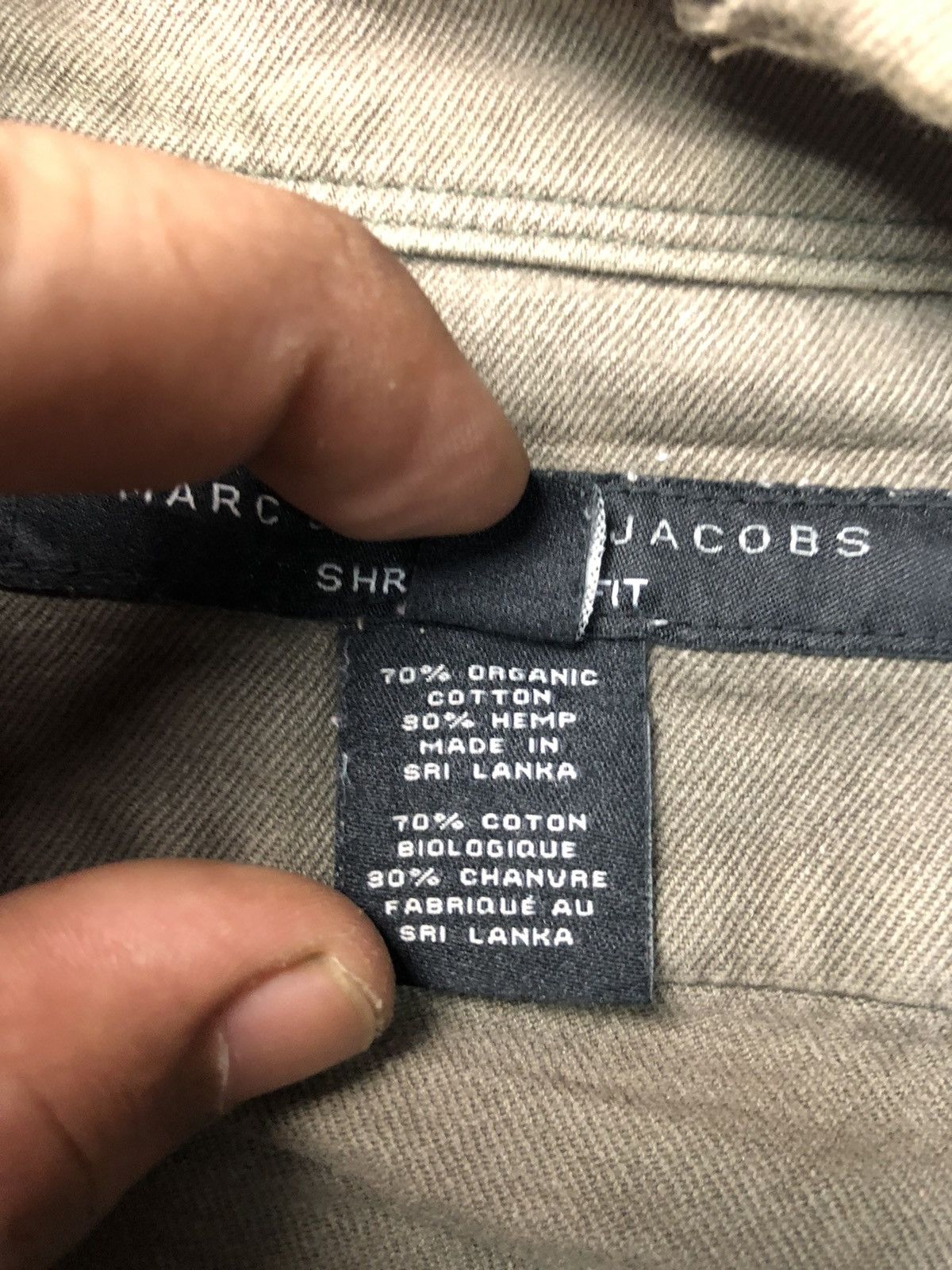 Marc Jacobs × Marc by Marc Jacobs × Vintage VINTAGE MARC JACOB DISSTRESSED COLLAR SHIRT Size US M / EU 48-50 / 2 - 6 Thumbnail