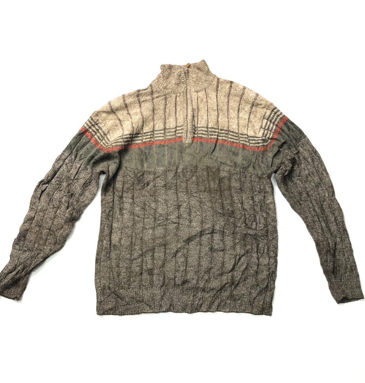 Japanese Brand × Vintage VINTAGE BASIC LAND KNITWEAR JACKET Size US M / EU 48-50 / 2 - 1 Thumbnail