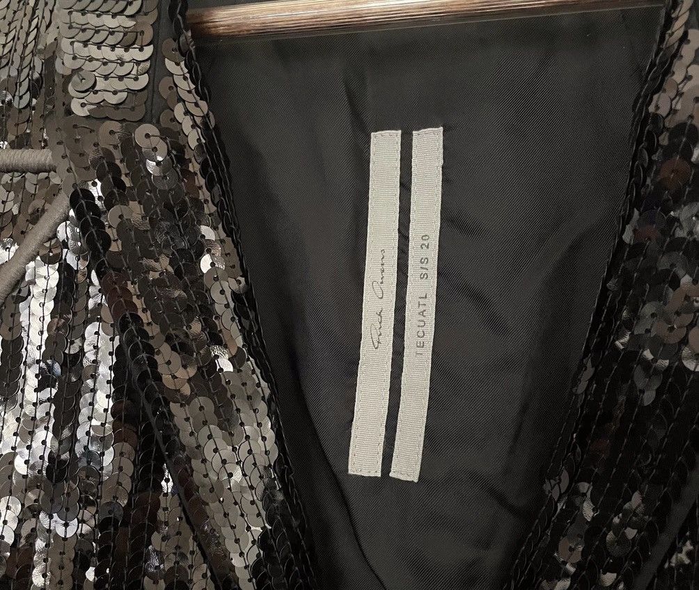 Rick Owens Rick Owens ro sequins blazer 20ss NO shoulder pad suit Size US M / EU 48-50 / 2 - 4 Thumbnail