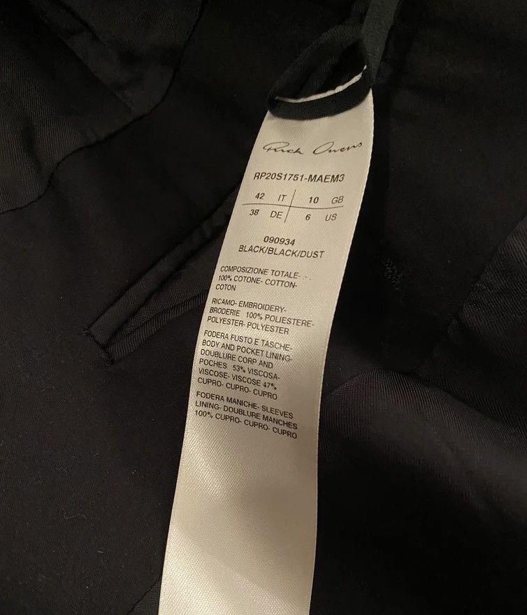 Rick Owens Rick Owens ro sequins blazer 20ss NO shoulder pad suit Size US M / EU 48-50 / 2 - 7 Thumbnail