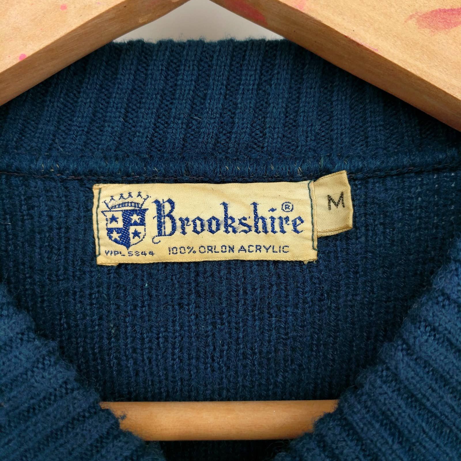 Vintage Vintage Brookshire Fair Isle Nordic Cardigan Sweater Teal Size US M / EU 48-50 / 2 - 6 Thumbnail