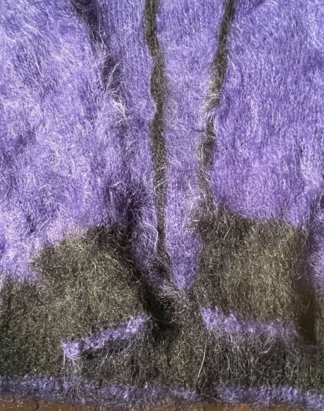 Japanese Brand × Vintage RARE vintage mohair cardigan sweater Size US M / EU 48-50 / 2 - 2 Thumbnail