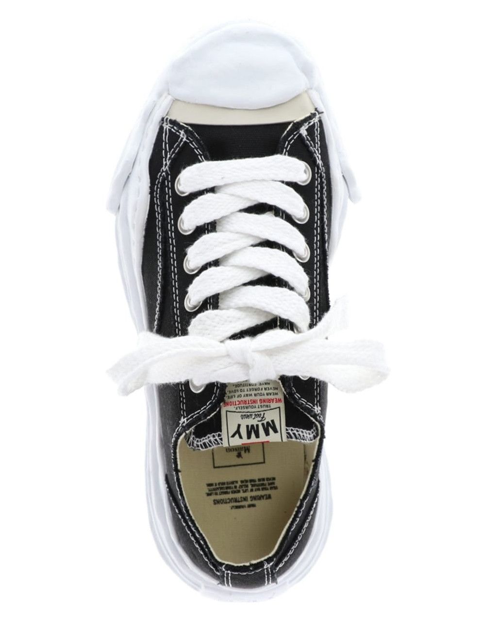 Maison MIHARA YASUHIRO MIHARA YASUHIRO HANK original sole toe cap LOW canvas black Size US 11.5 / EU 44-45 - 8 Thumbnail