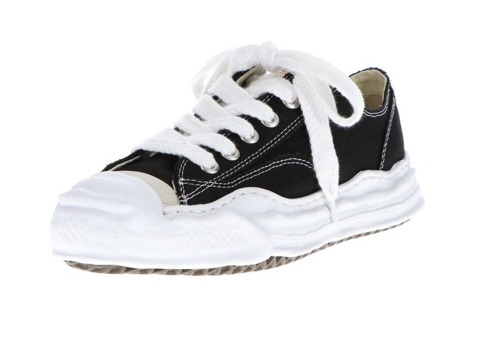 Maison MIHARA YASUHIRO MIHARA YASUHIRO HANK original sole toe cap LOW canvas black Size US 11.5 / EU 44-45 - 7 Thumbnail