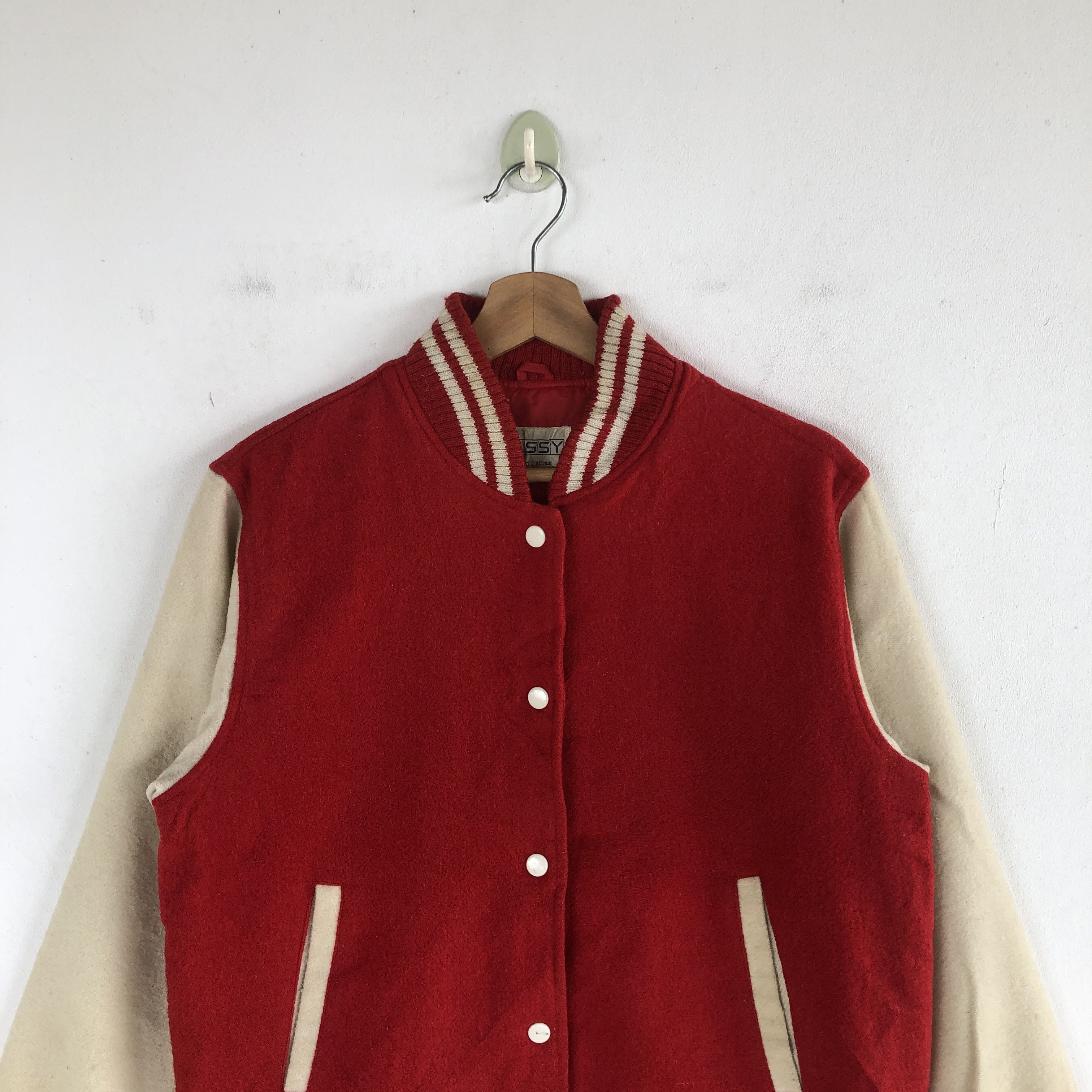 Japanese Brand × Vintage Vintage Passy Varsity Jackets Japanese Basic Wool Jacket Size M / US 6-8 / IT 42-44 - 3 Thumbnail