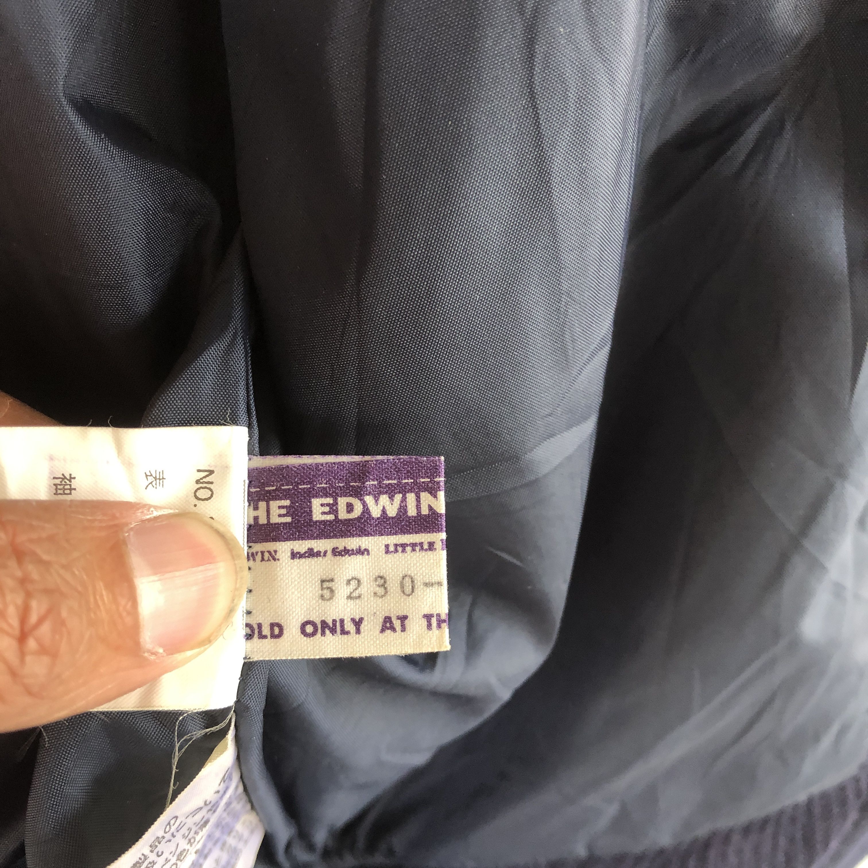 Vintage Vintage Edwin Varsity Jackets Japanese Edwin Wool Jacket Size S / US 4 / IT 40 - 8 Thumbnail