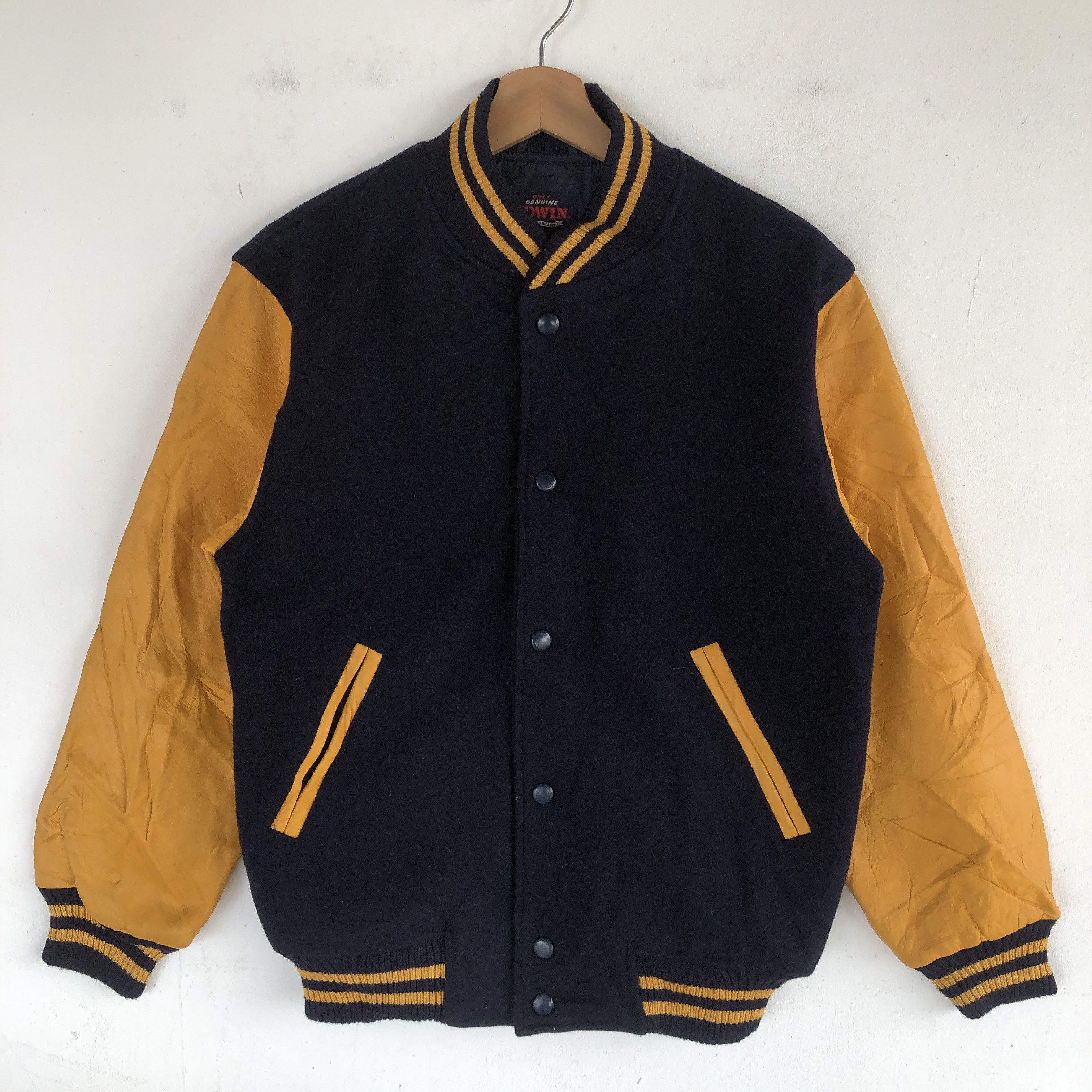 Vintage Vintage Edwin Varsity Jackets Japanese Edwin Wool Jacket Size S / US 4 / IT 40 - 4 Thumbnail
