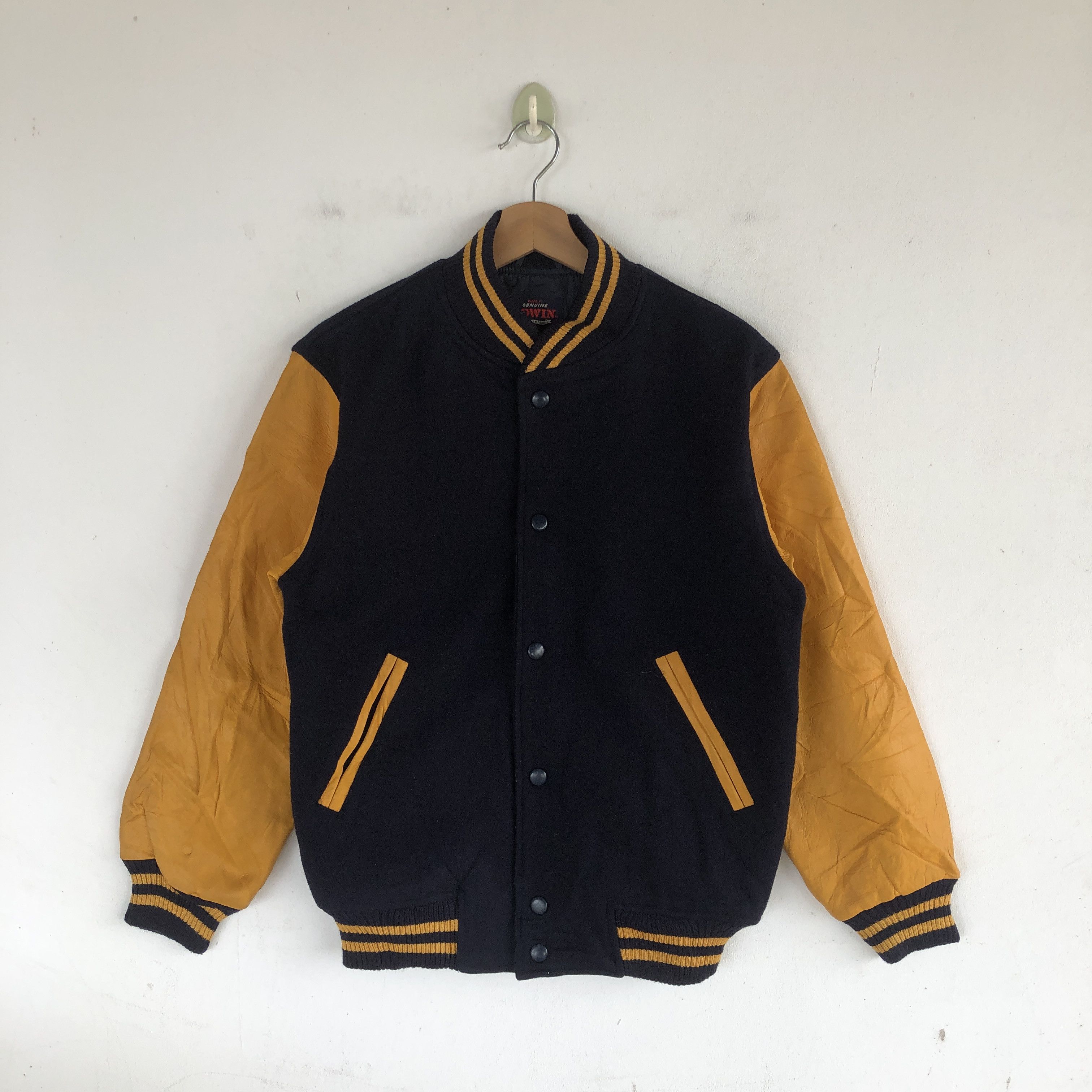 Vintage Vintage Edwin Varsity Jackets Japanese Edwin Wool Jacket Size S / US 4 / IT 40 - 1 Thumbnail