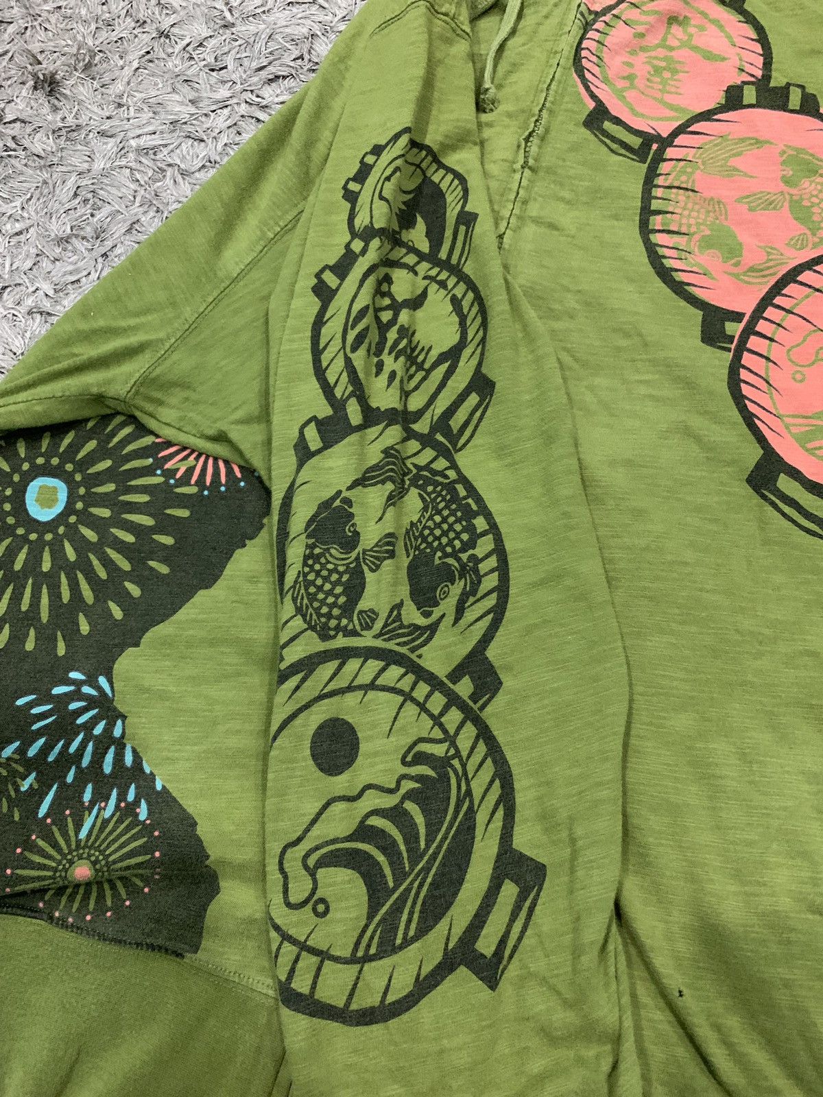 Japanese Brand × Vintage Inspire Kapital Bandana Japanese Art Tradition Design Size US XL / EU 56 / 4 - 5 Thumbnail