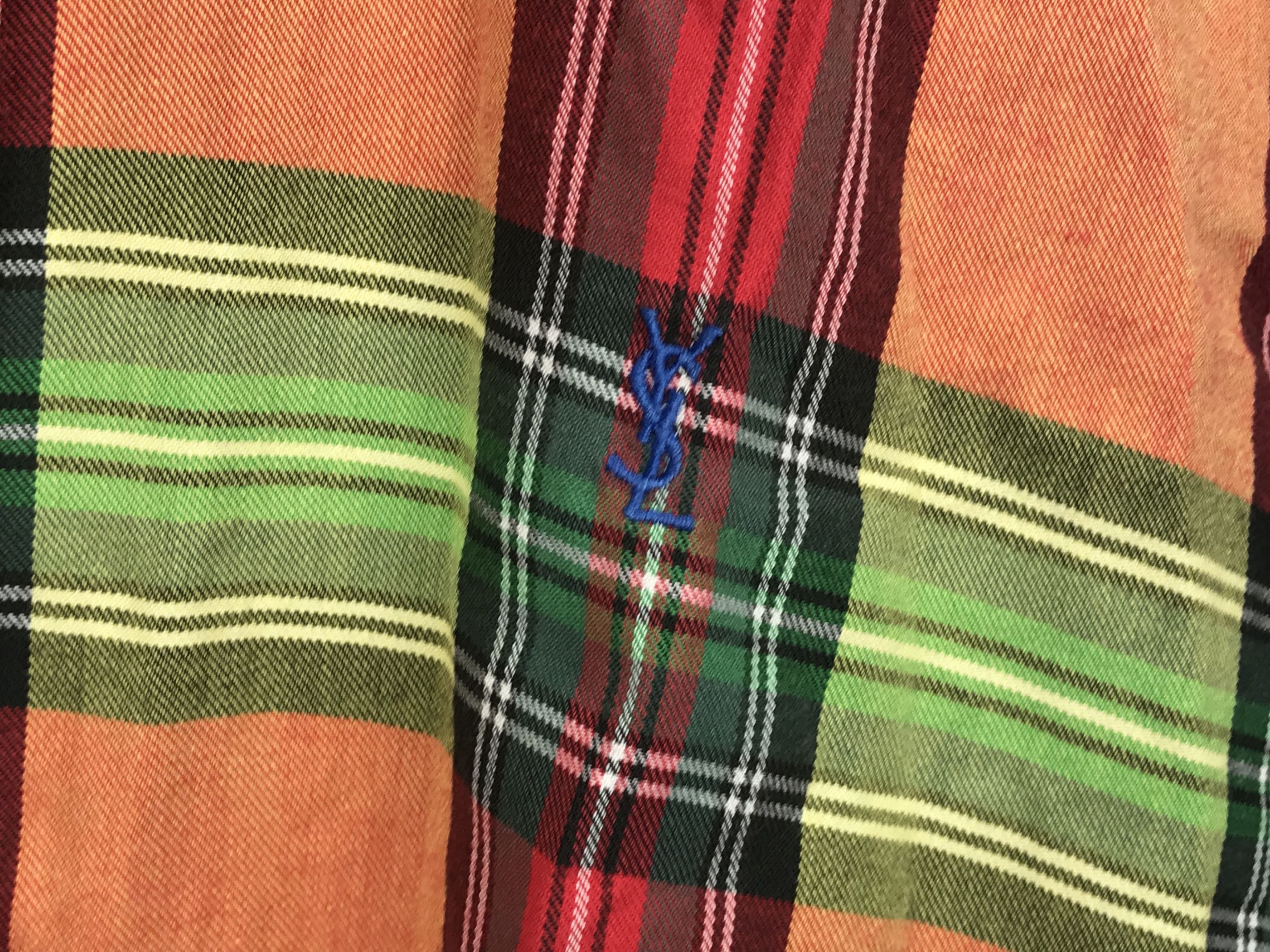 Yves Saint Laurent Yves Saint Laurent Ysl Pour Homme Vintage Plaids Shirt L Size US L / EU 52-54 / 3 - 3 Thumbnail