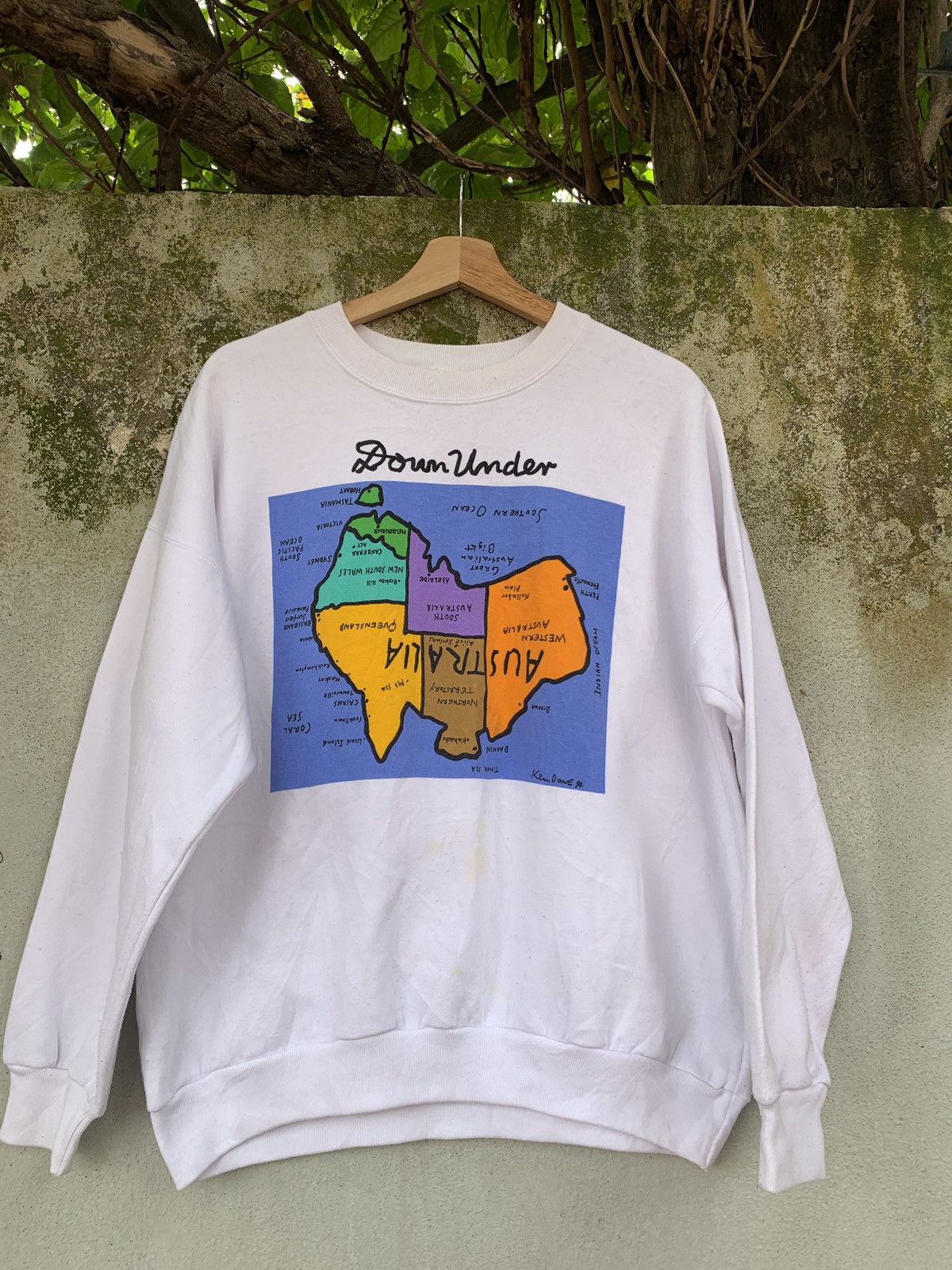 Vintage Vintage 90’s Australia Down Under Classic Maps Size US M / EU 48-50 / 2 - 1 Thumbnail