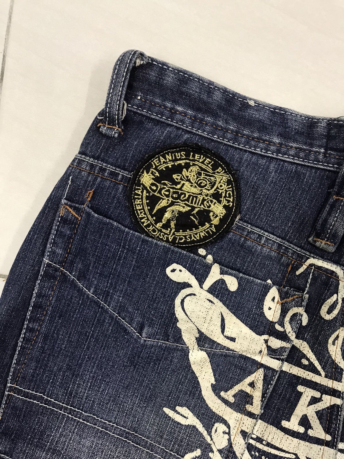 Akademiks Akademiks Patches Paint Jeans Distressed Size US 30 / EU 46 - 7 Thumbnail