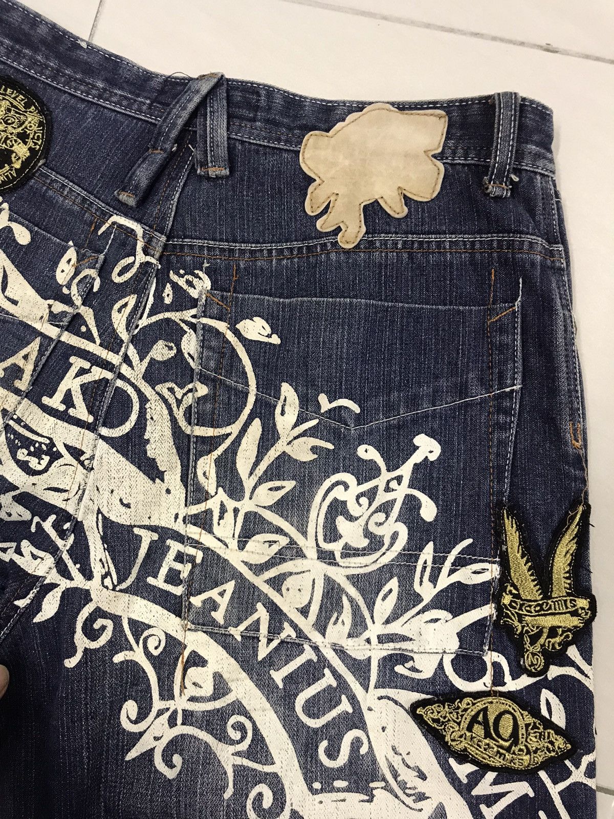 Akademiks Akademiks Patches Paint Jeans Distressed Size US 30 / EU 46 - 6 Thumbnail