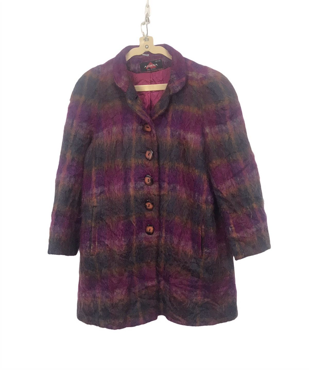 Vintage Alorna mohair button jacket womanwear Size M / US 6-8 / IT 42-44 - 2 Thumbnail