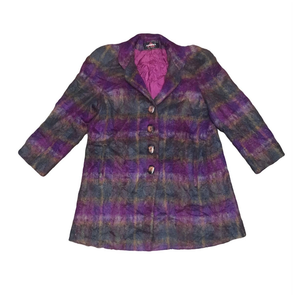 Vintage Alorna mohair button jacket womanwear Size M / US 6-8 / IT 42-44 - 1 Thumbnail
