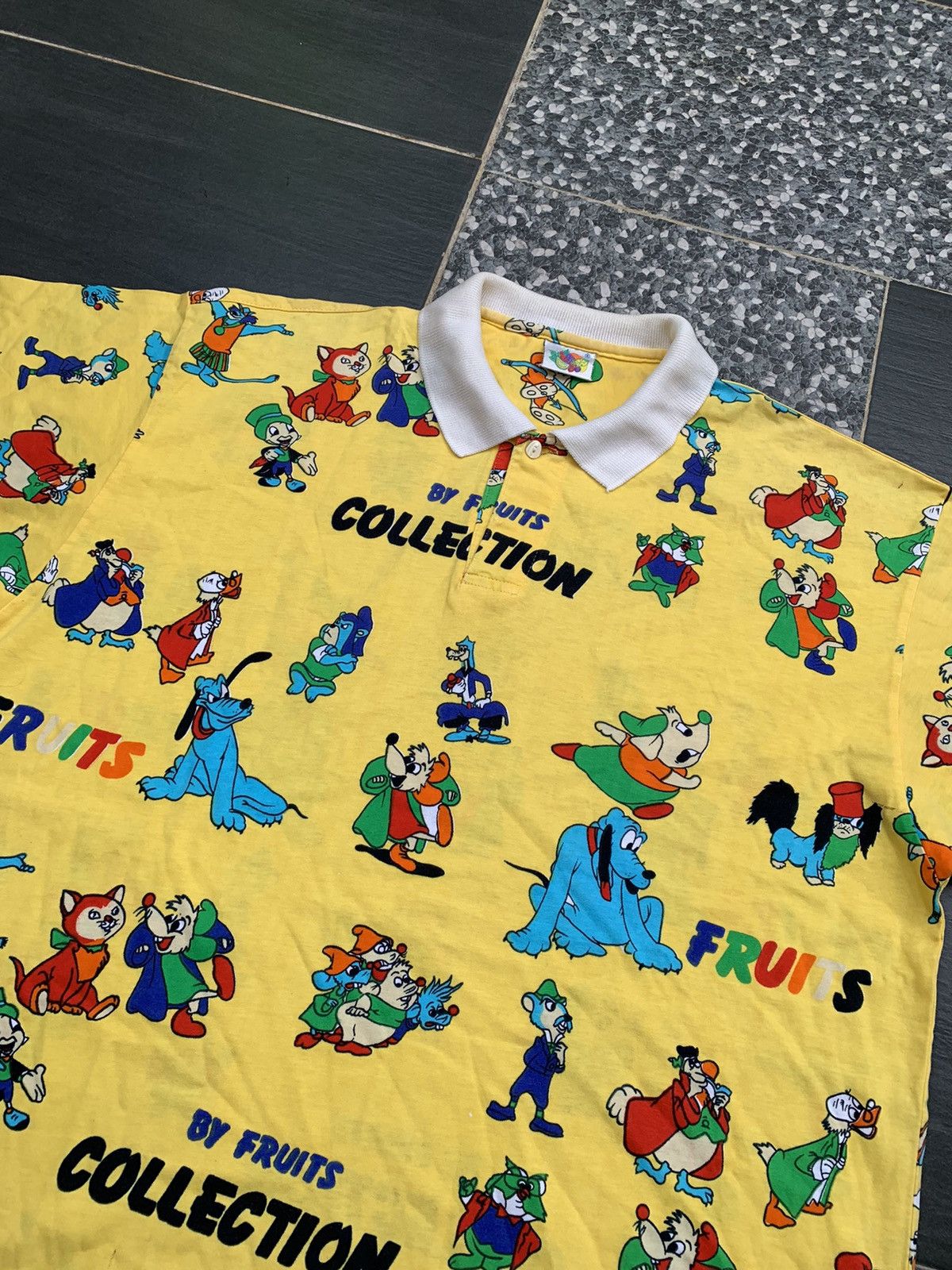 Disney Rare Vintage Disney Full Print Polo T- Shirt Size US L / EU 52-54 / 3 - 2 Thumbnail