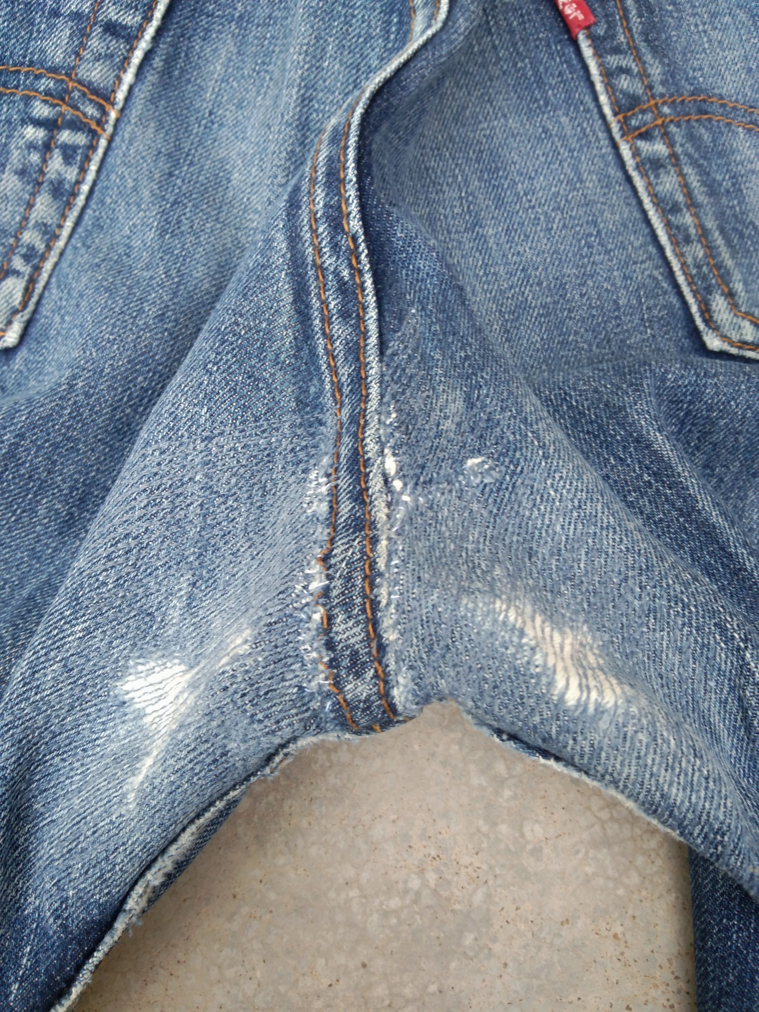 Vintage Levis 501 Straight Leg Distressed Jeans 34x32