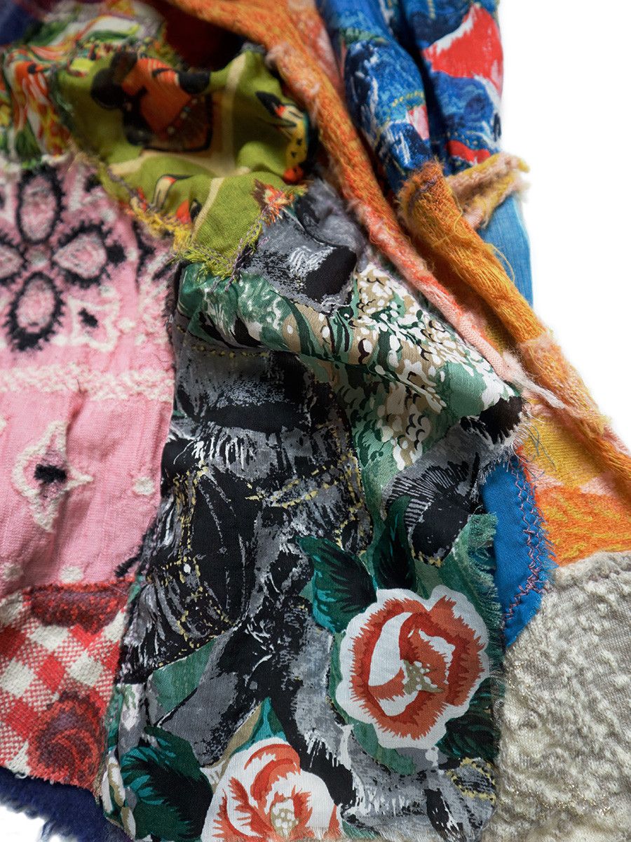 Kapital Kapital Kountry Handcrafted Patchwork Shawl Size ONE SIZE - 4 Thumbnail