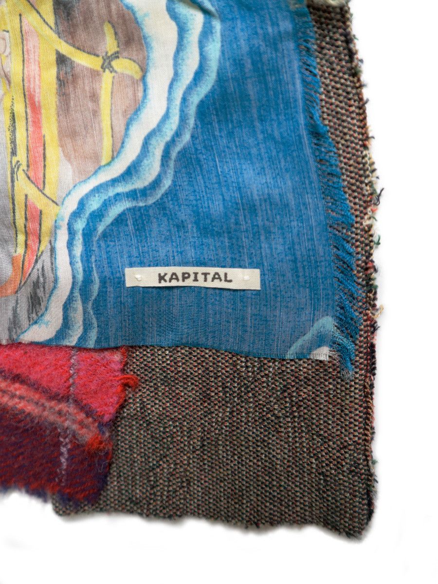 Kapital Kapital Kountry Handcrafted Patchwork Shawl Size ONE SIZE - 5 Thumbnail