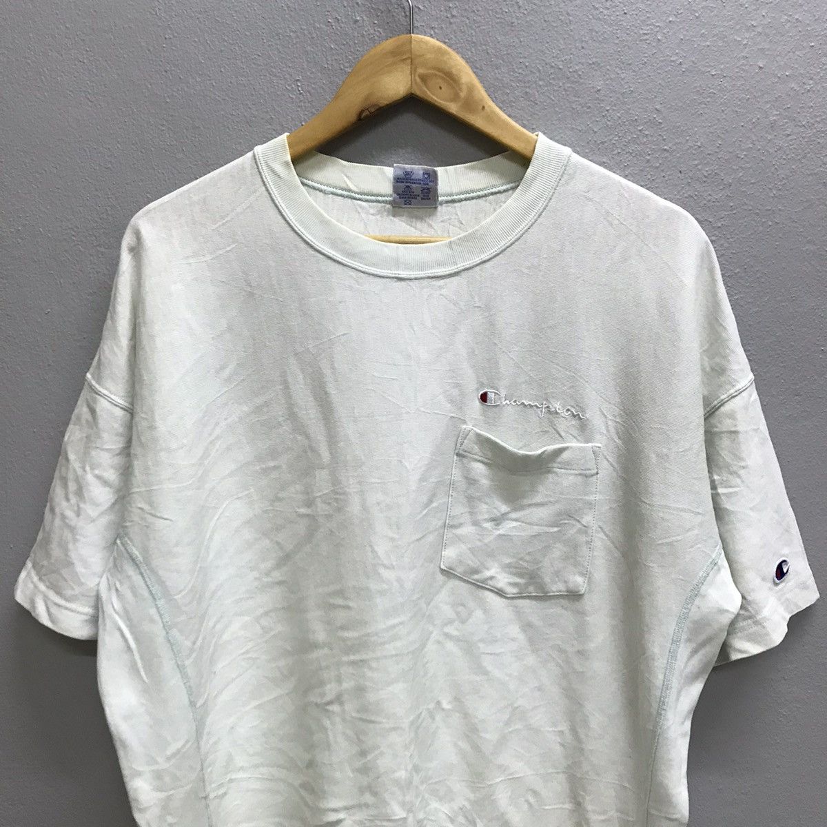 Champion × Vintage Vintage Champion Reverse Weave Single Pocket Tshirt Size US L / EU 52-54 / 3 - 4 Thumbnail