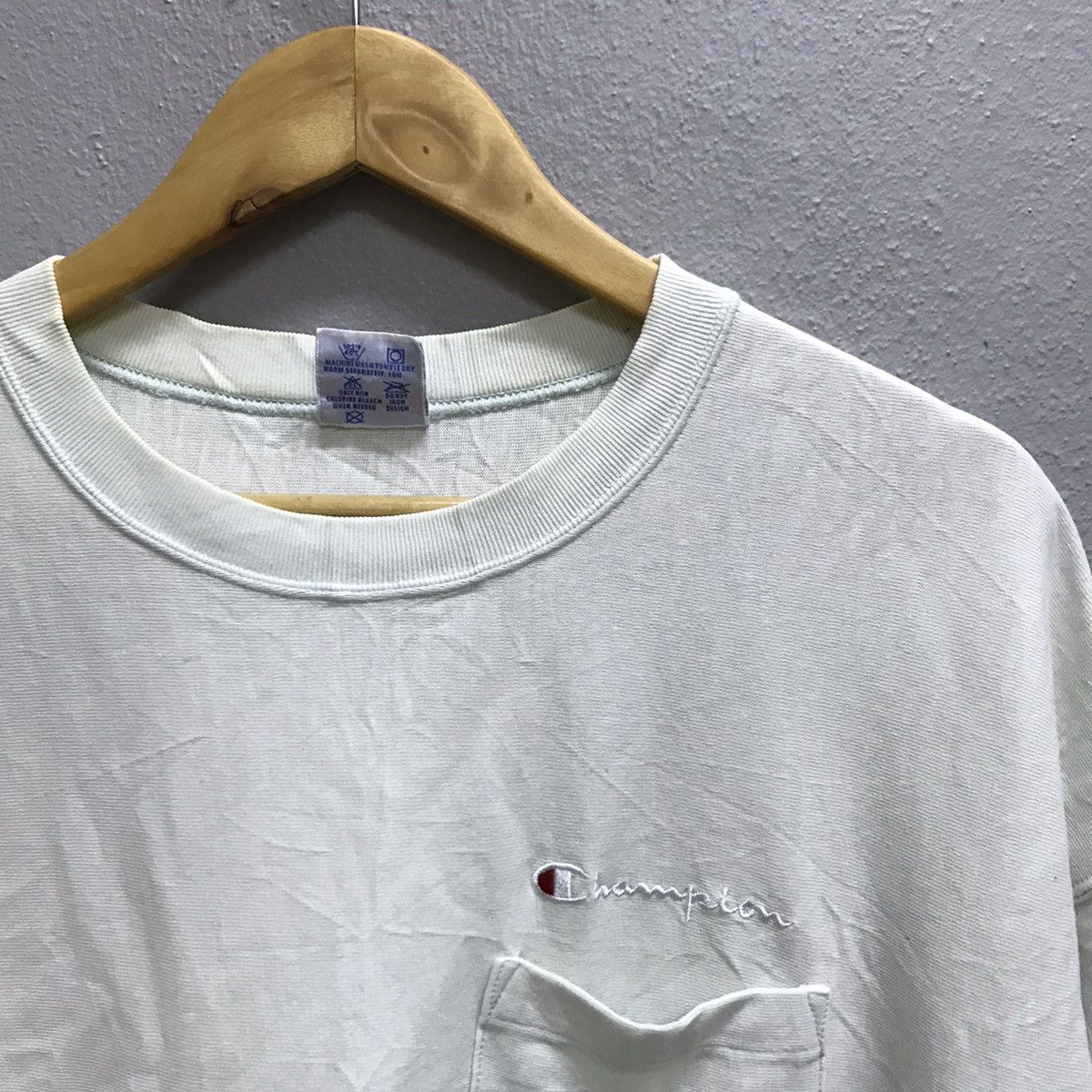 Champion × Vintage Vintage Champion Reverse Weave Single Pocket Tshirt Size US L / EU 52-54 / 3 - 6 Thumbnail