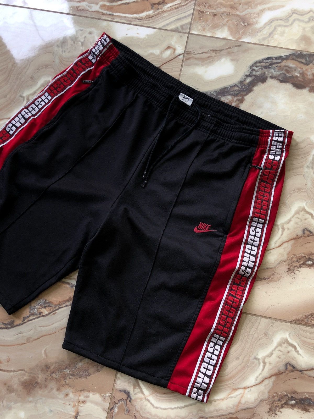 Nike × Vintage 90s Vintage Nike Shorts Size US 34 / EU 50 - 3 Thumbnail