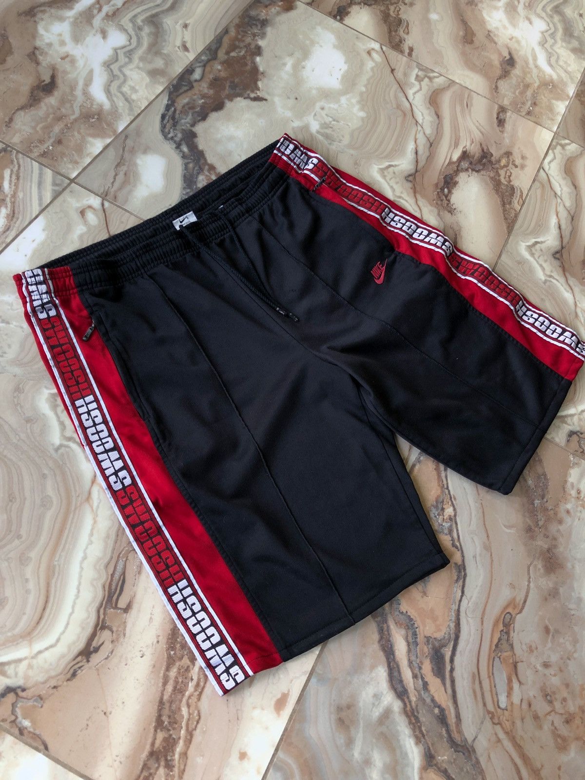 Nike × Vintage 90s Vintage Nike Shorts Size US 34 / EU 50 - 2 Thumbnail