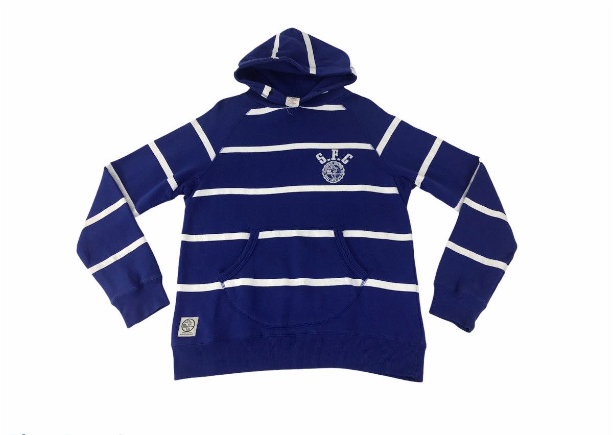 Japanese Brand Sweatshirt S.F.C Surf Clothing From California Logo Stripes Size US L / EU 52-54 / 3 - 1 Thumbnail