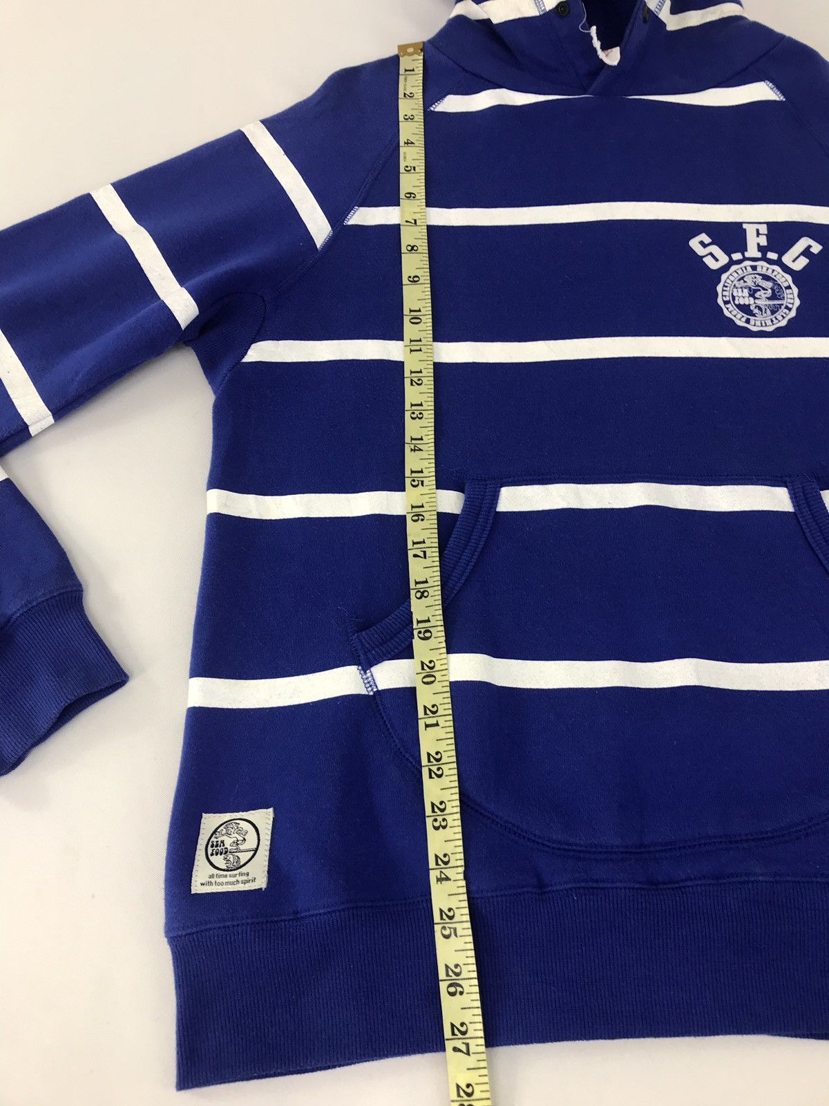Japanese Brand Sweatshirt S.F.C Surf Clothing From California Logo Stripes Size US L / EU 52-54 / 3 - 10 Thumbnail