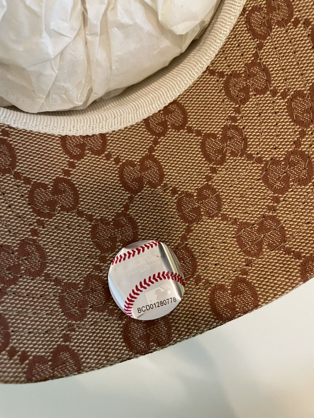 Gucci × MLB Super Runway Limited Edition Gucci x LA Dodgers GG Logo Hat Size ONE SIZE - 21 Thumbnail