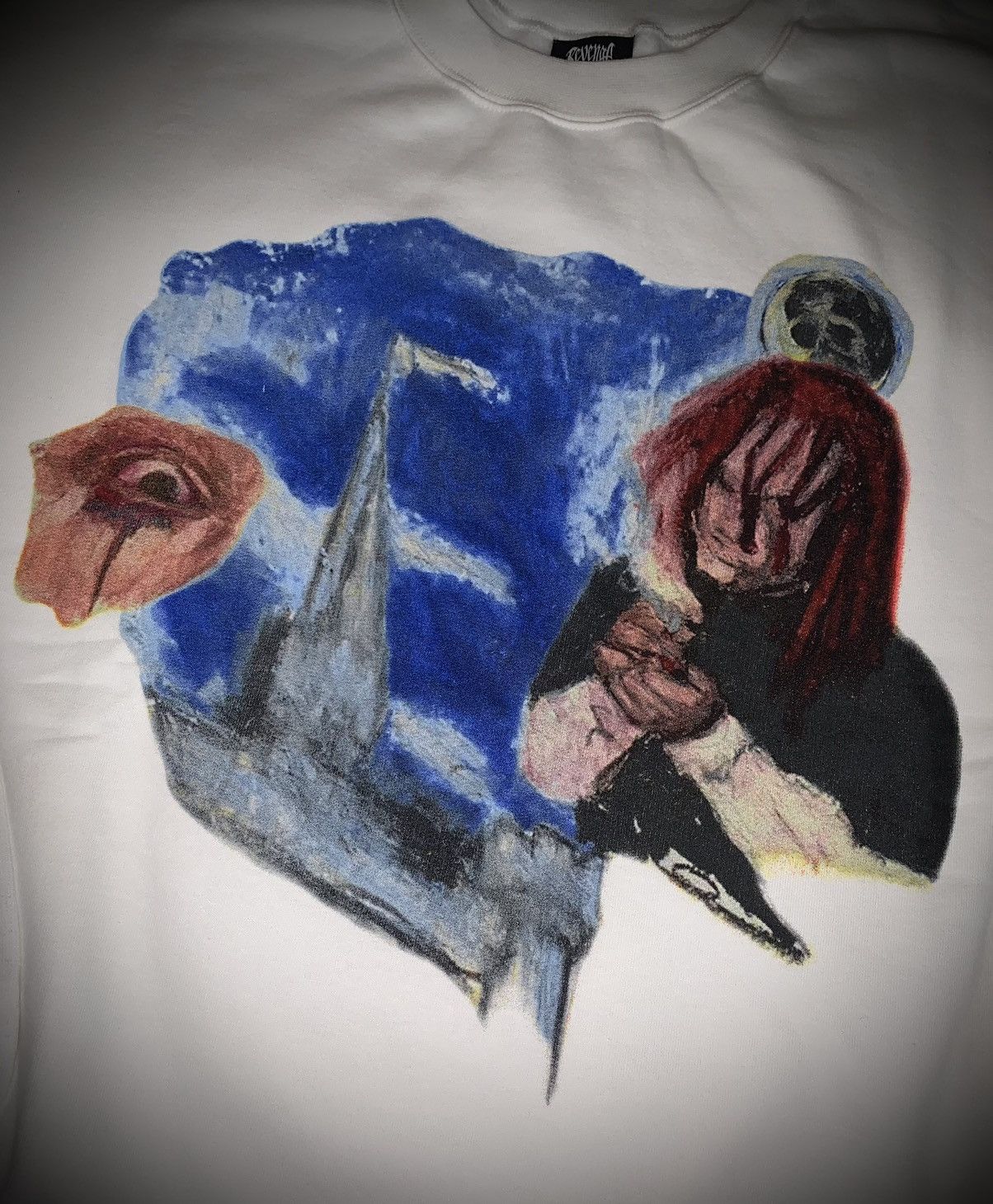 Revenge × Trippie Redd DEFECT‼️ REVENGE Trippie Crayon Crewneck Size US XL / EU 56 / 4 - 4 Thumbnail