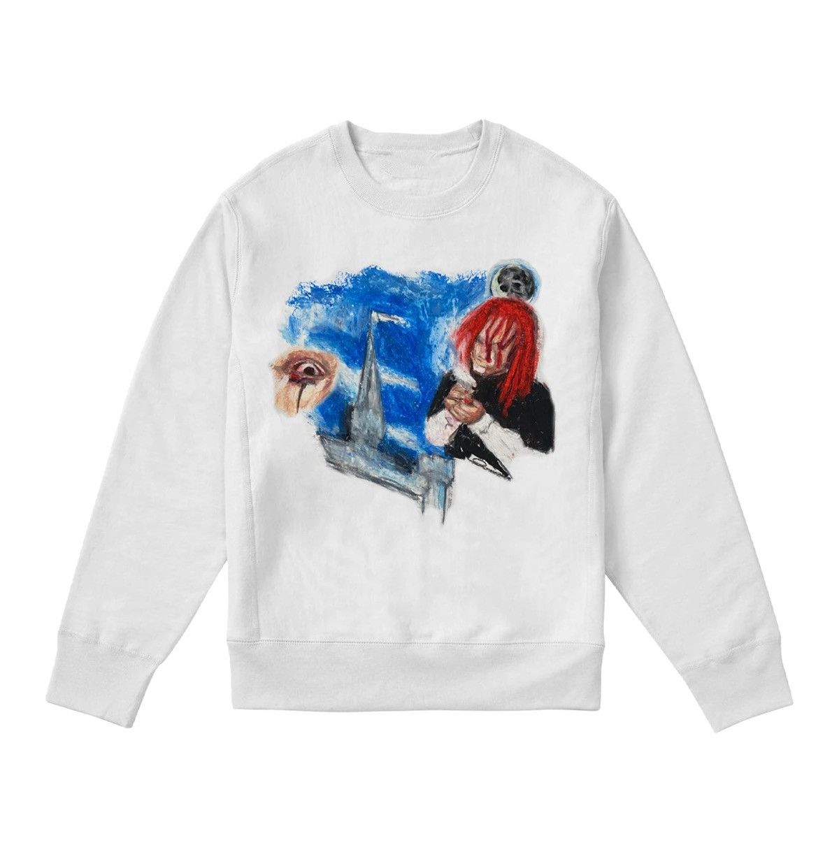 Revenge × Trippie Redd DEFECT‼️ REVENGE Trippie Crayon Crewneck Size US XL / EU 56 / 4 - 2 Thumbnail