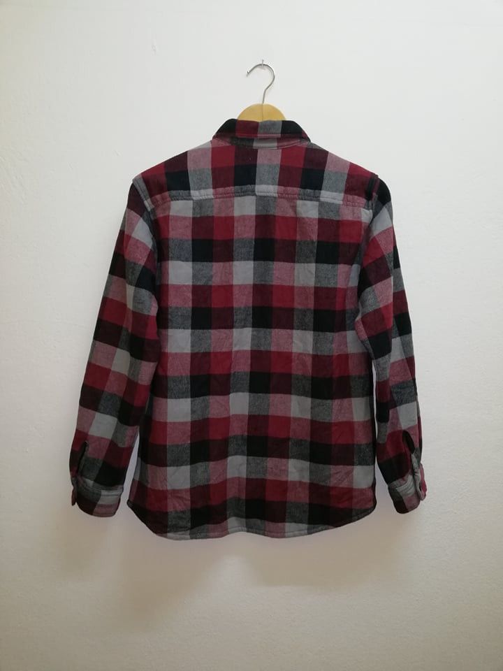 Flannel Flannel Long shirt button ups square pattern by GU Uniqlo Size US M / EU 48-50 / 2 - 4 Thumbnail