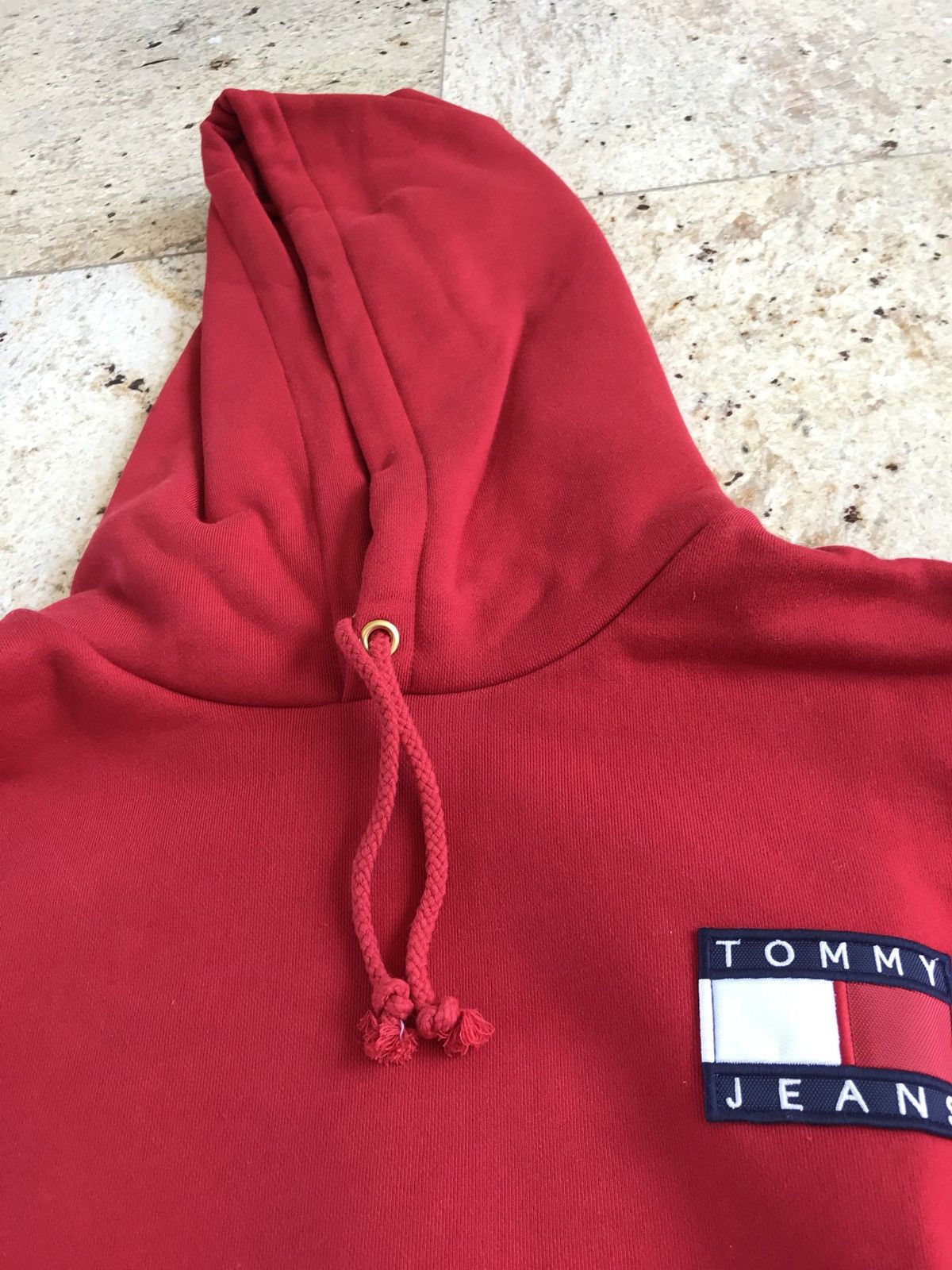 Tommy Hilfiger Flag Hoodie in Red Size US XL / EU 56 / 4 - 18 Thumbnail