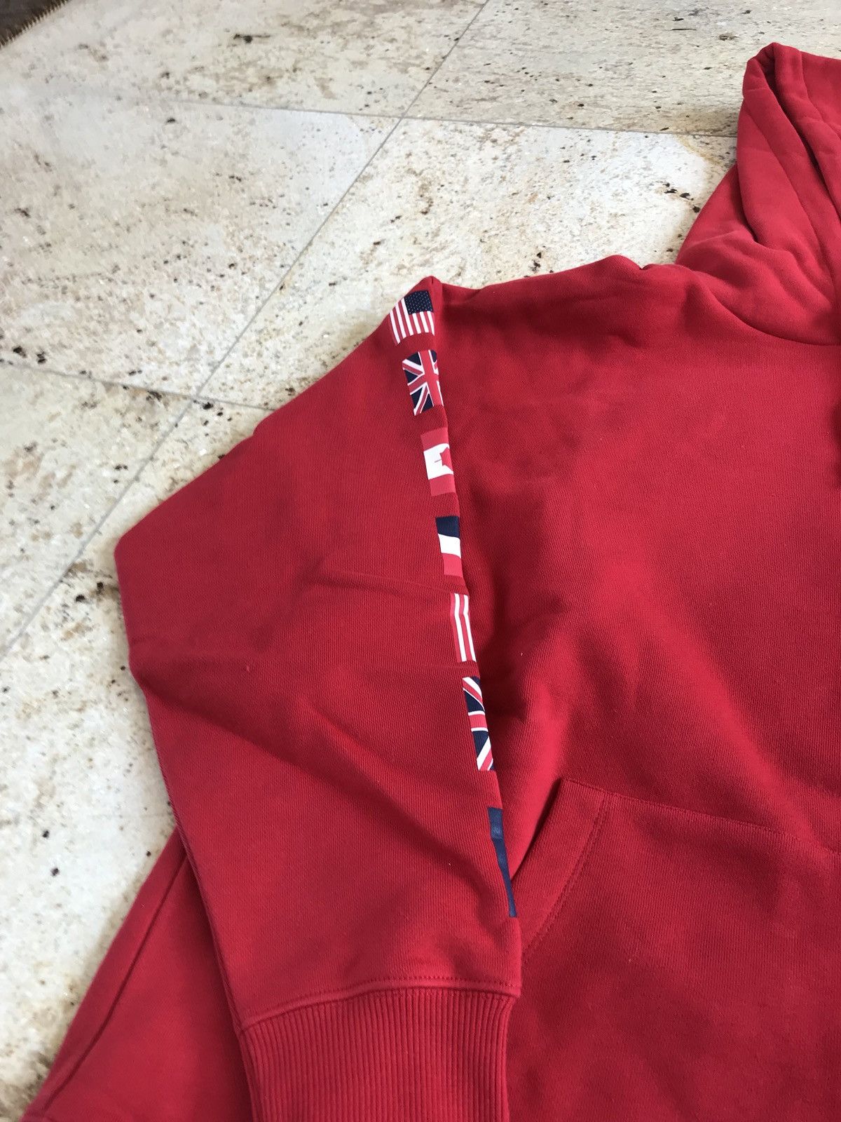 Tommy Hilfiger Flag Hoodie in Red Size US XL / EU 56 / 4 - 3 Thumbnail