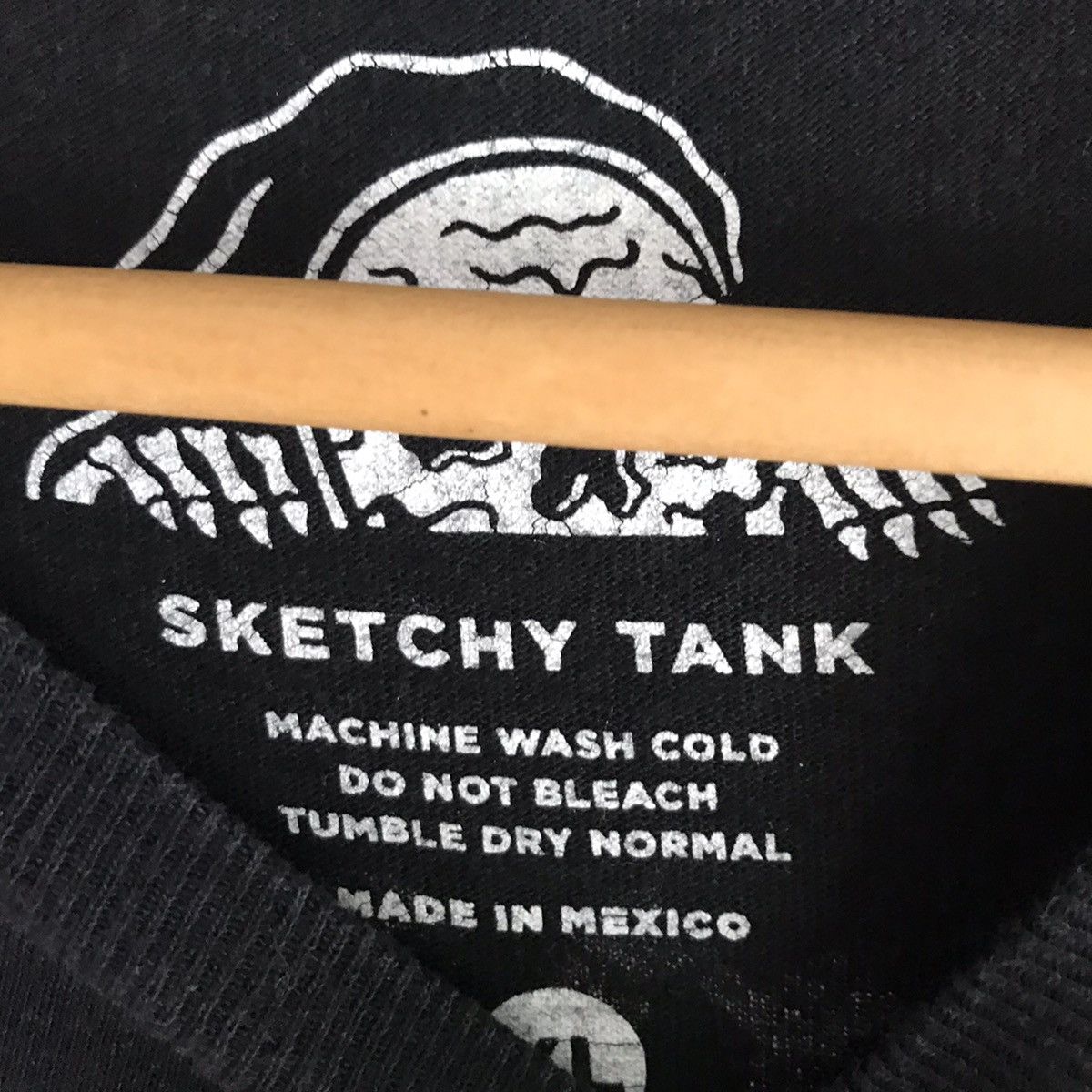 Japanese Brand sketchy tank x tall boy ghost big print tee Size US XL / EU 56 / 4 - 5 Thumbnail