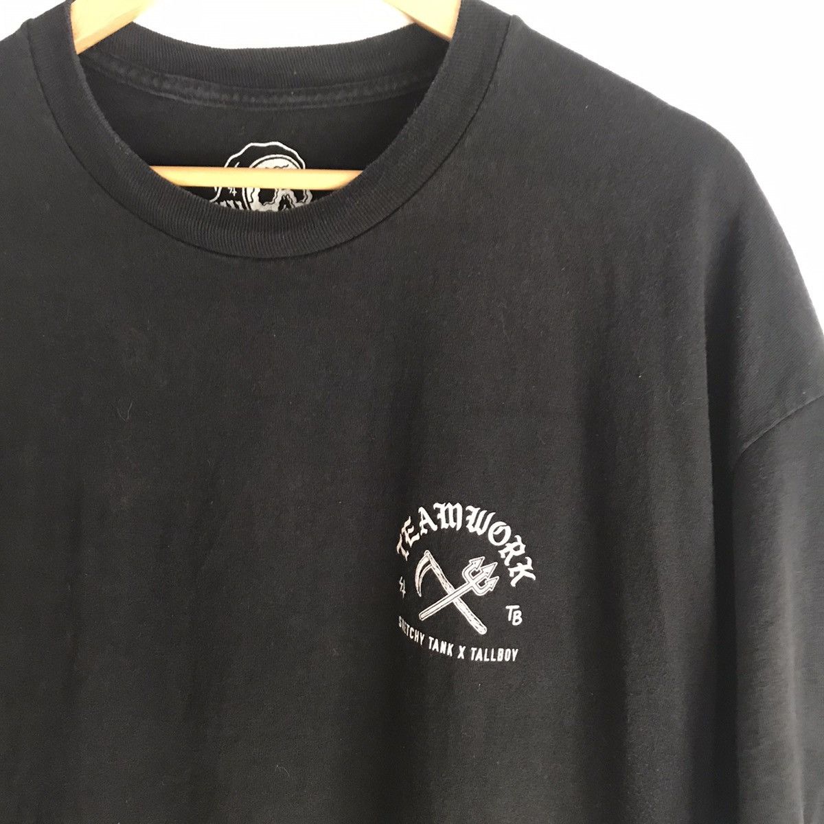 Japanese Brand sketchy tank x tall boy ghost big print tee Size US XL / EU 56 / 4 - 4 Thumbnail