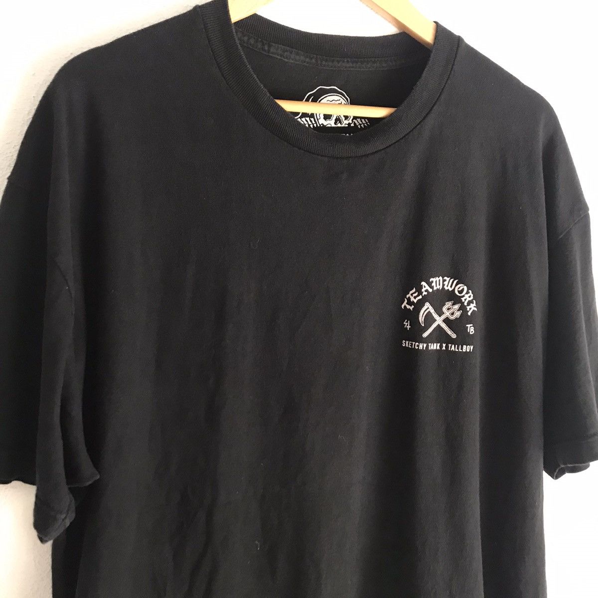 Japanese Brand sketchy tank x tall boy ghost big print tee Size US XL / EU 56 / 4 - 6 Thumbnail