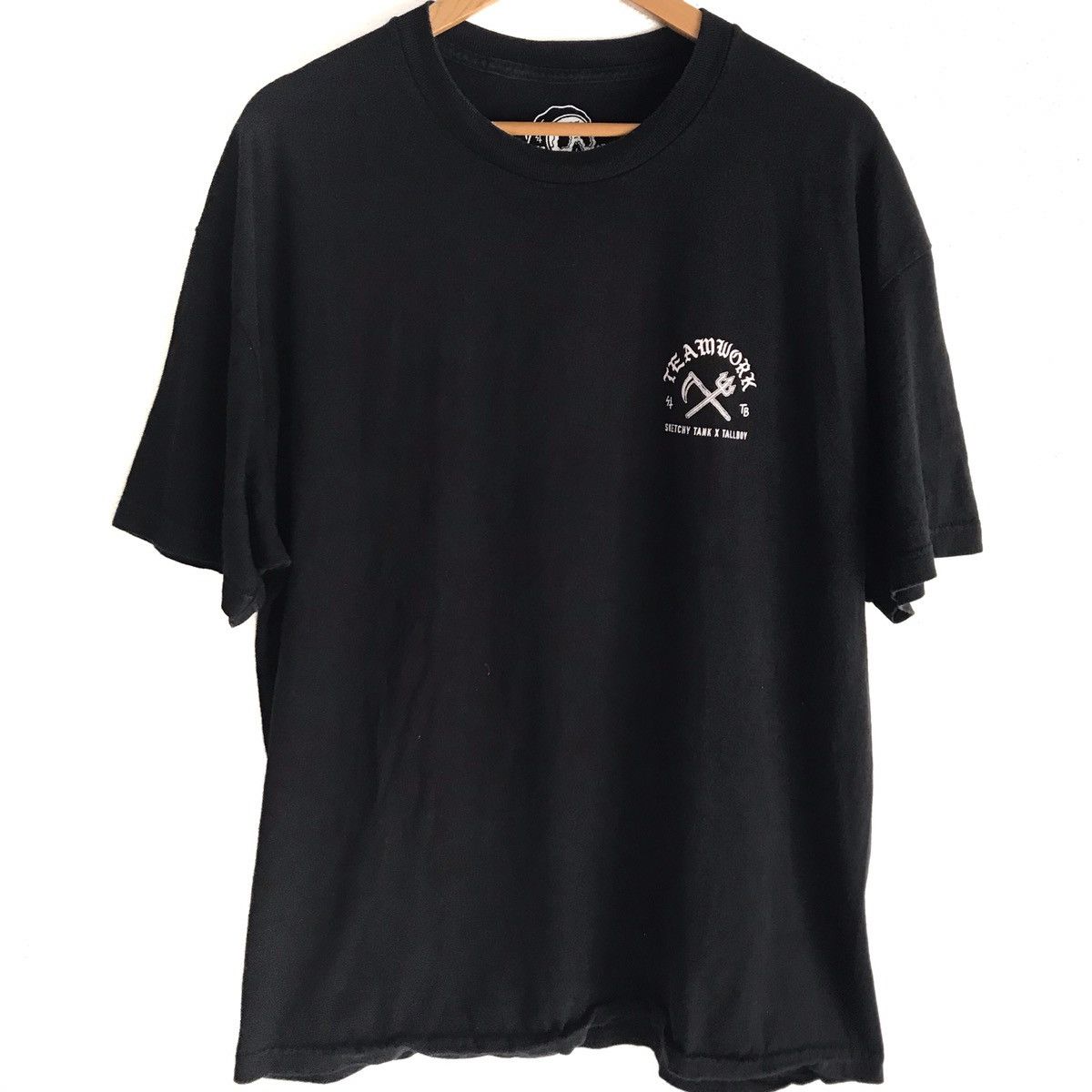 Japanese Brand sketchy tank x tall boy ghost big print tee Size US XL / EU 56 / 4 - 2 Thumbnail