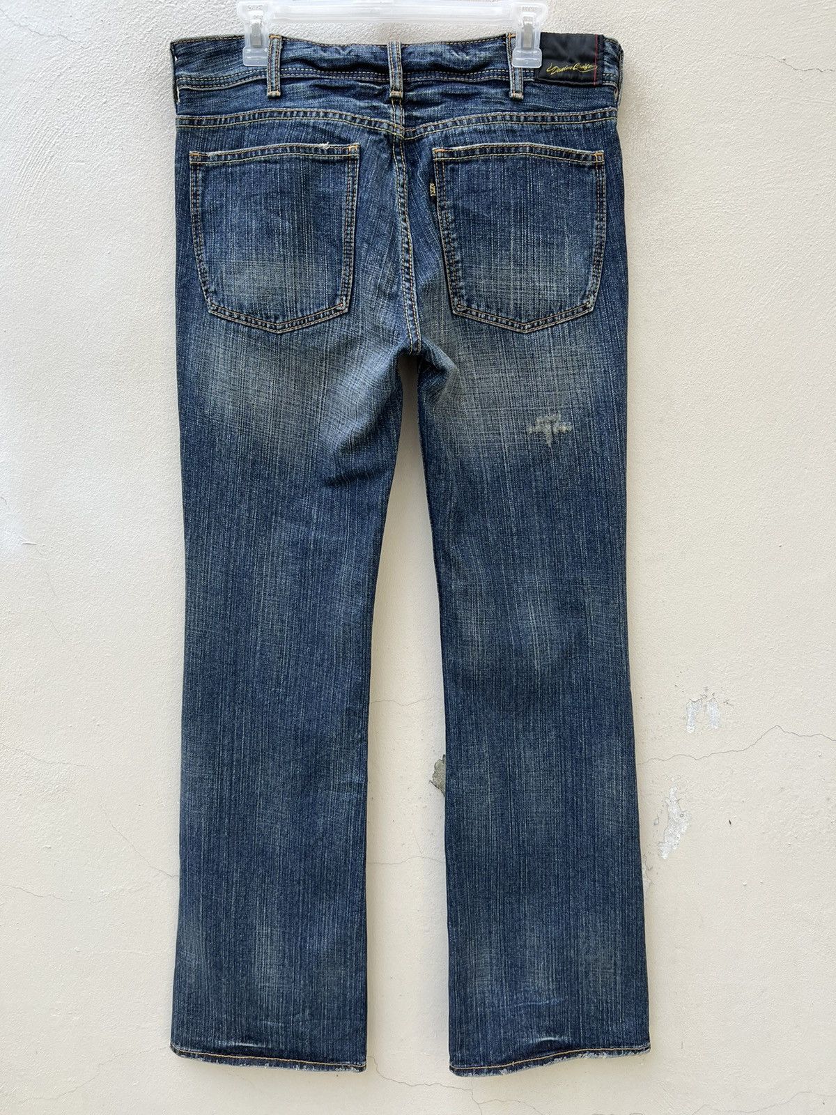 Vintage Flare Denim Craft Japan Faded Denim Jeans Free Shipping Size US 31 - 15 Thumbnail